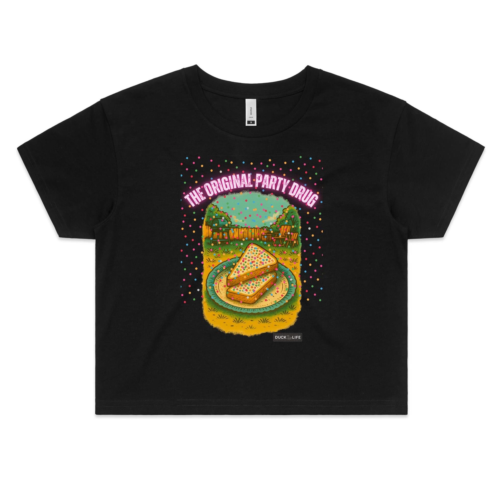'The Original Party Drug' - Crop Tee