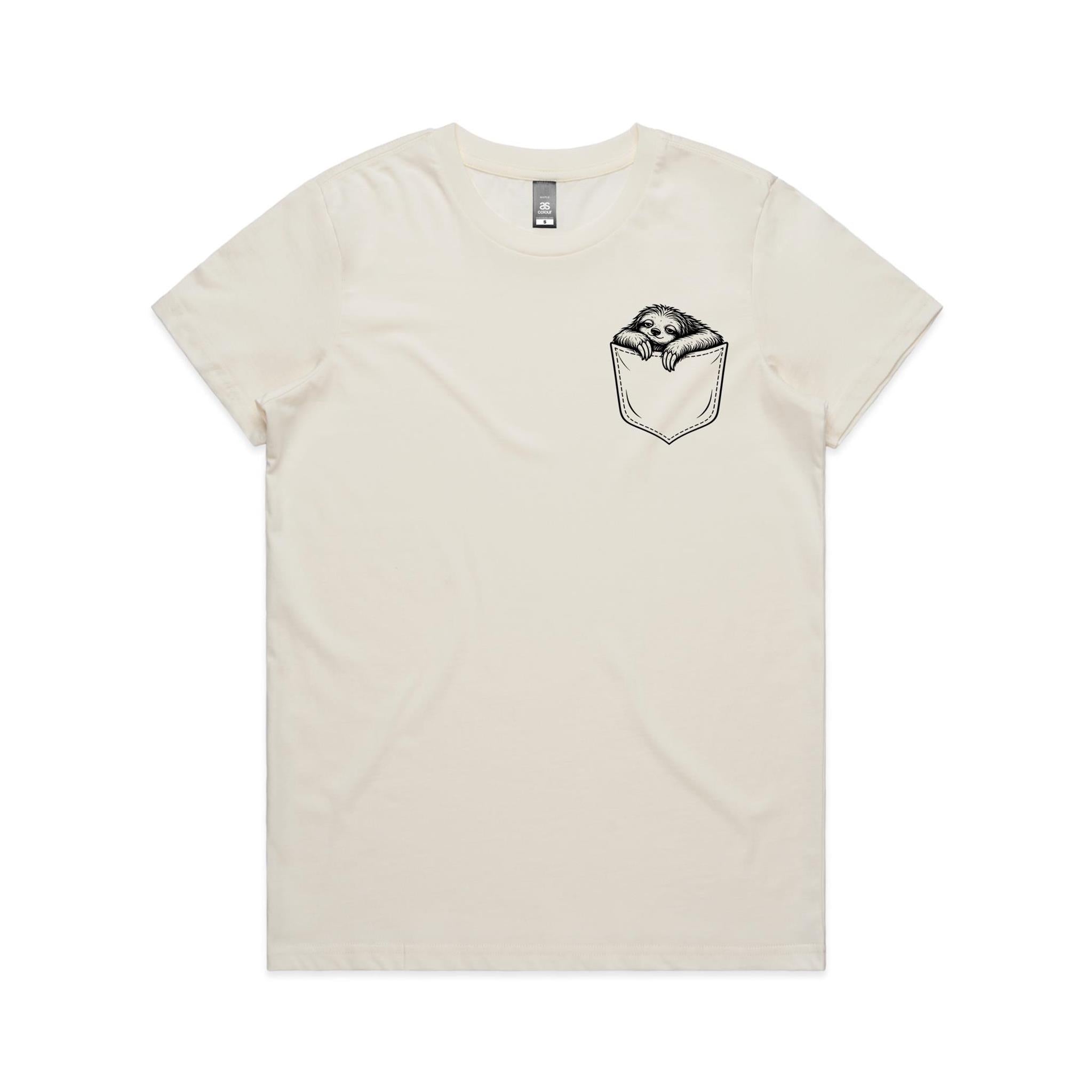 Sloth - Pocket Peeper - Maple Tee
