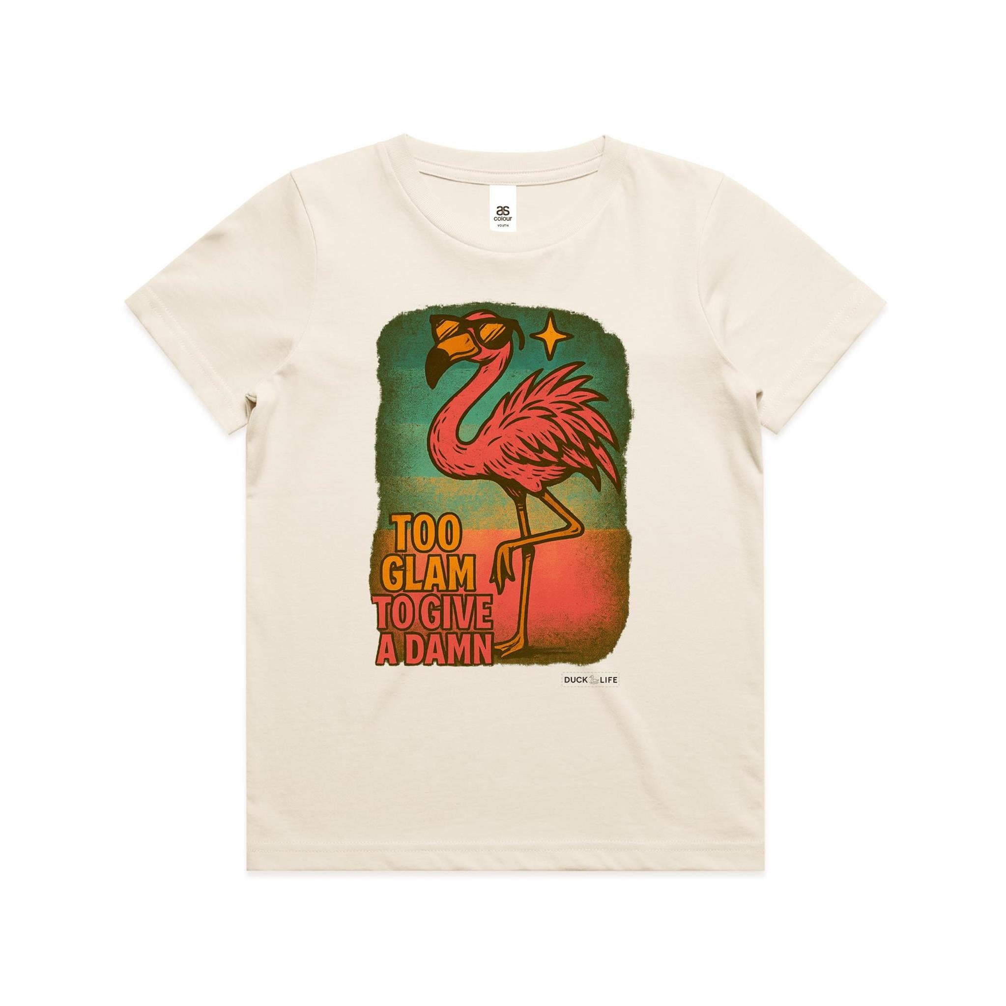 'Too Glam to Give a Damn' - Youth Tee