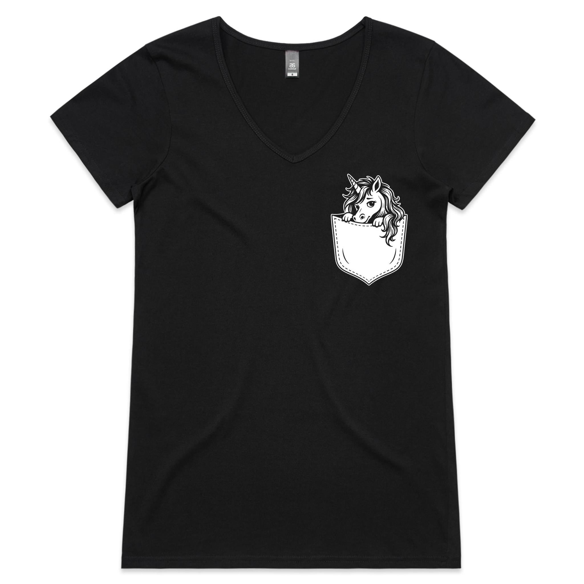UniBeb - Pocket Peeper - V-Neck Tee