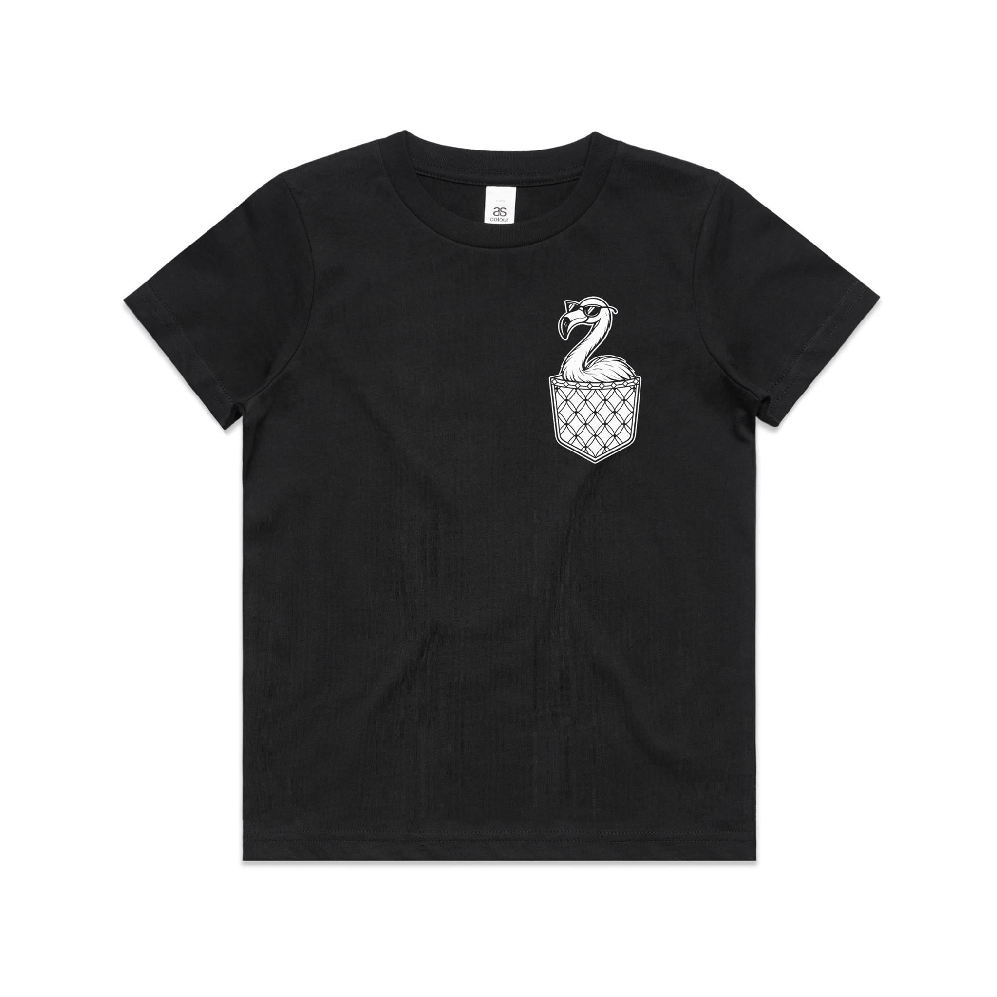 Flamingo - Pocket Peeper - Youth Staple Tee
