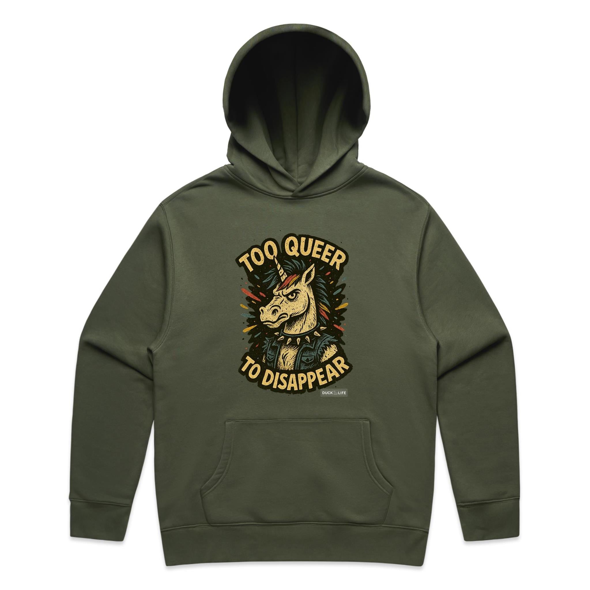 'Too Queer to Disappear' - Hoodie