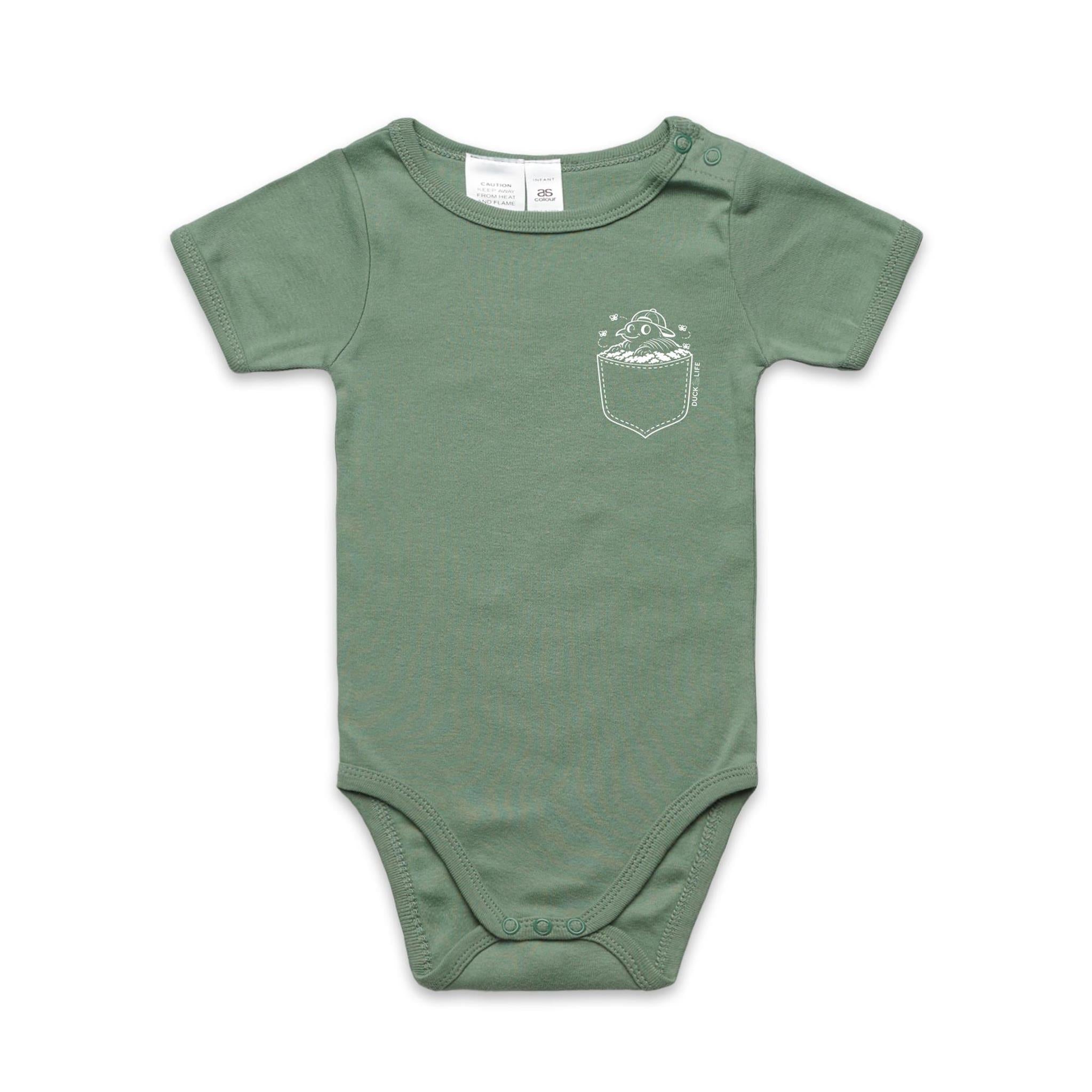 Dung Beetle - Pocket Peeper - Infant One-Piece