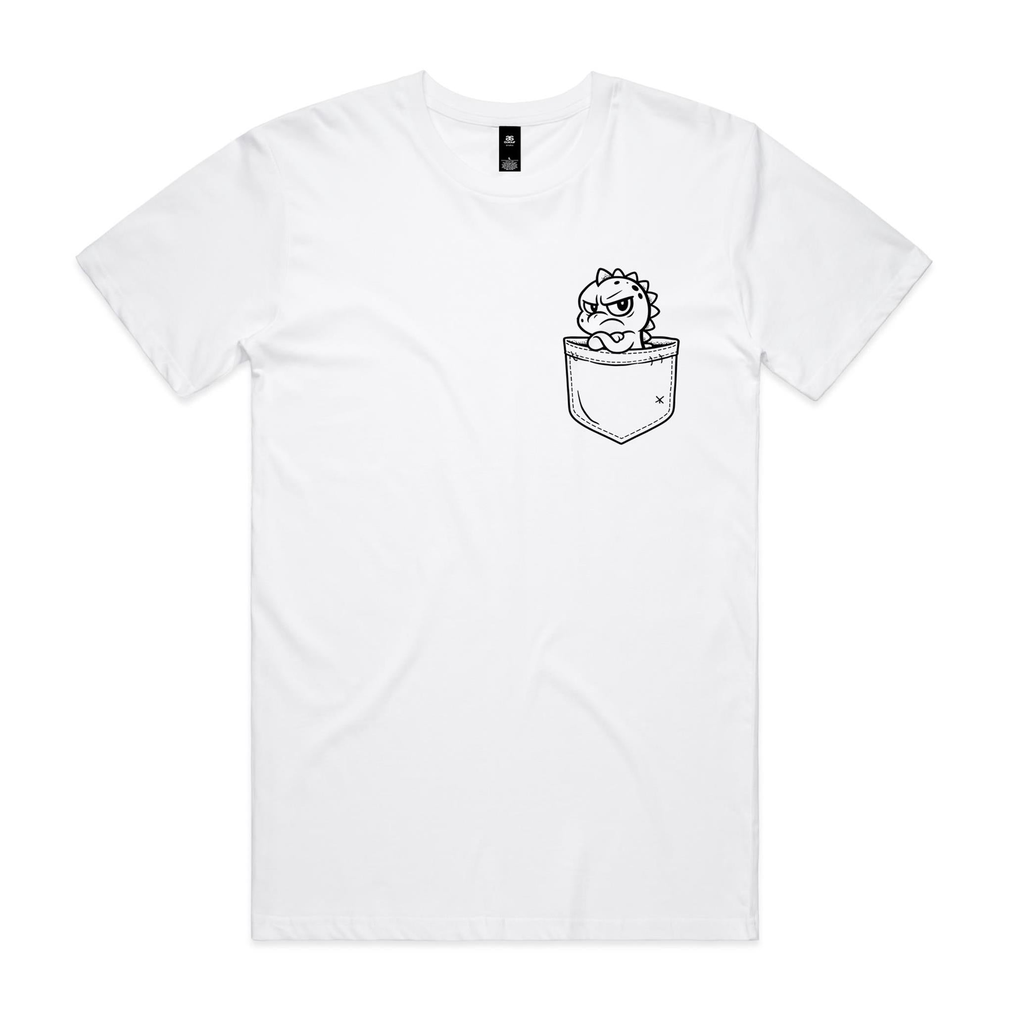 Grumpasaurus - Pocket Peeper - Staple Tee
