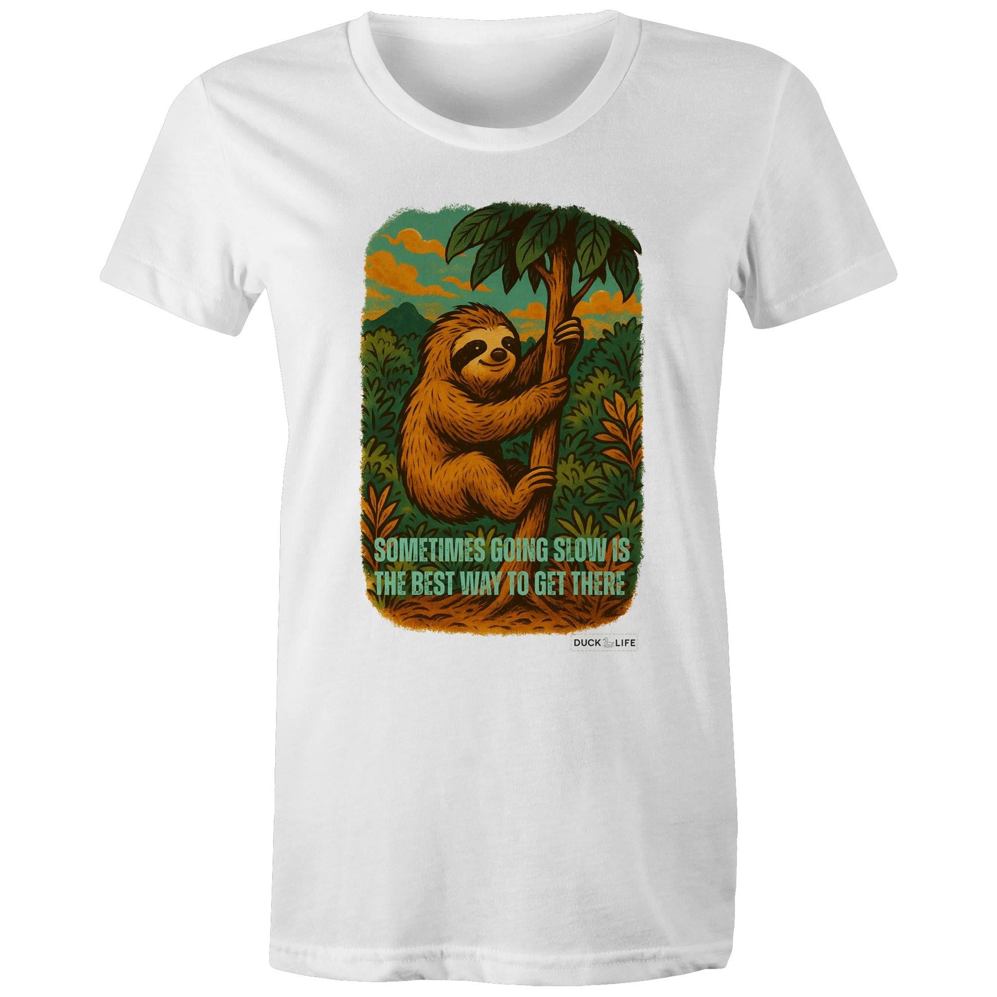 'Sometimes Going Slow' - Maple Tee