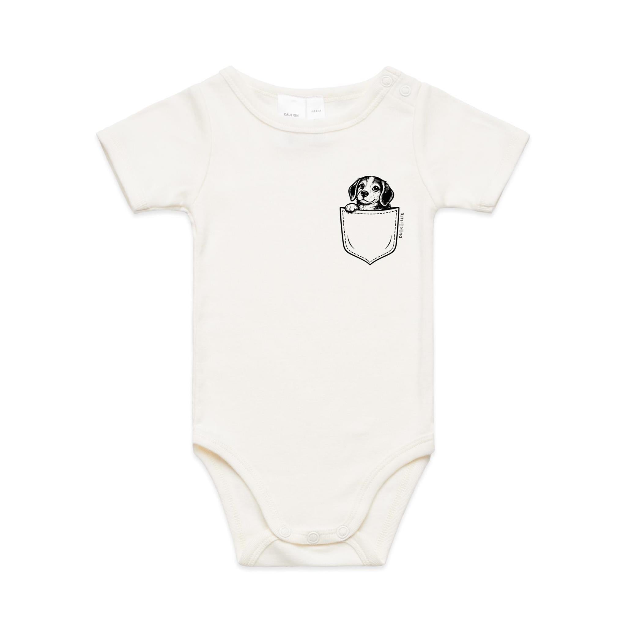 Beagle - Pocket Peeper - Infant One-Piece