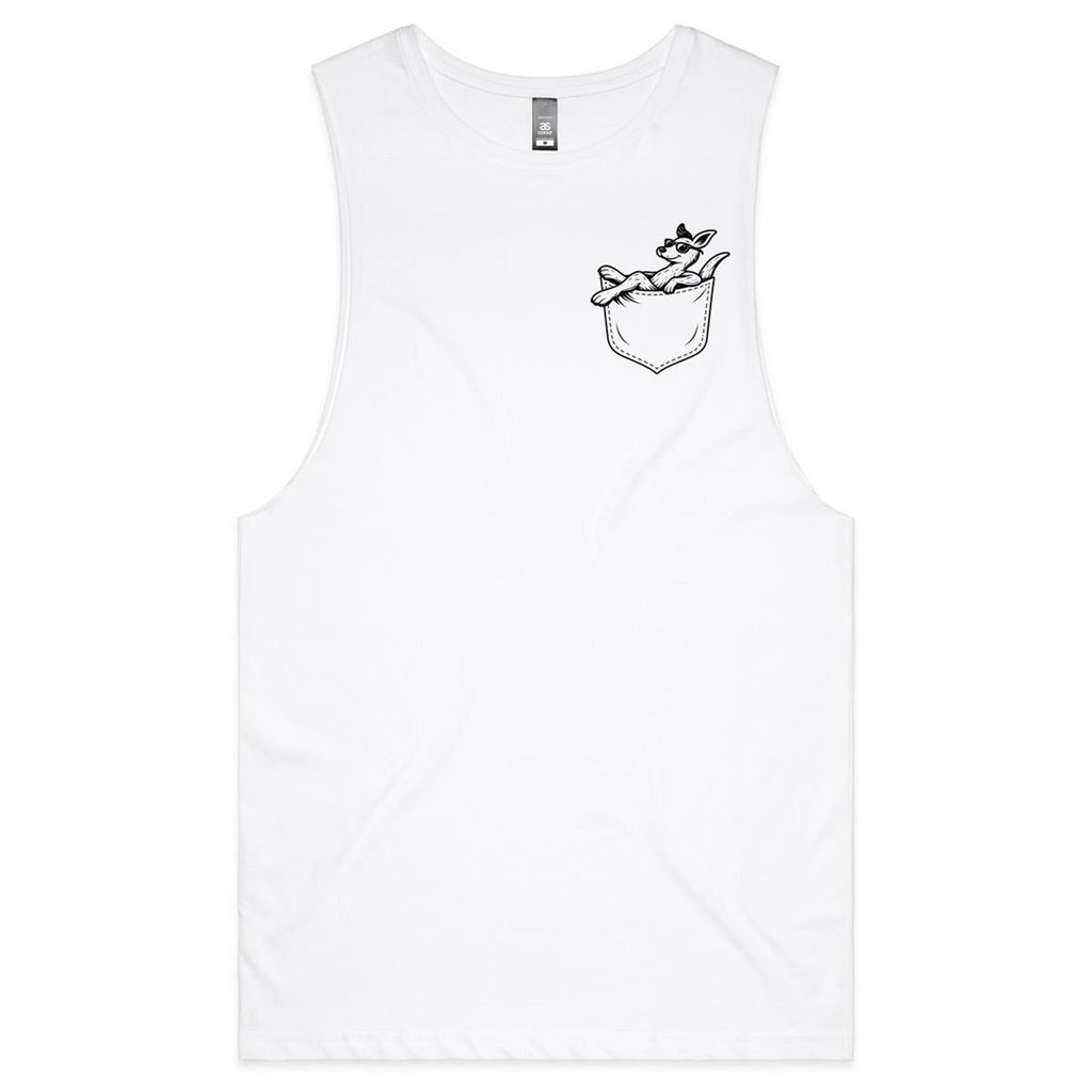 Kangaroo - Pocket Peeper - Barnard Tank Tee