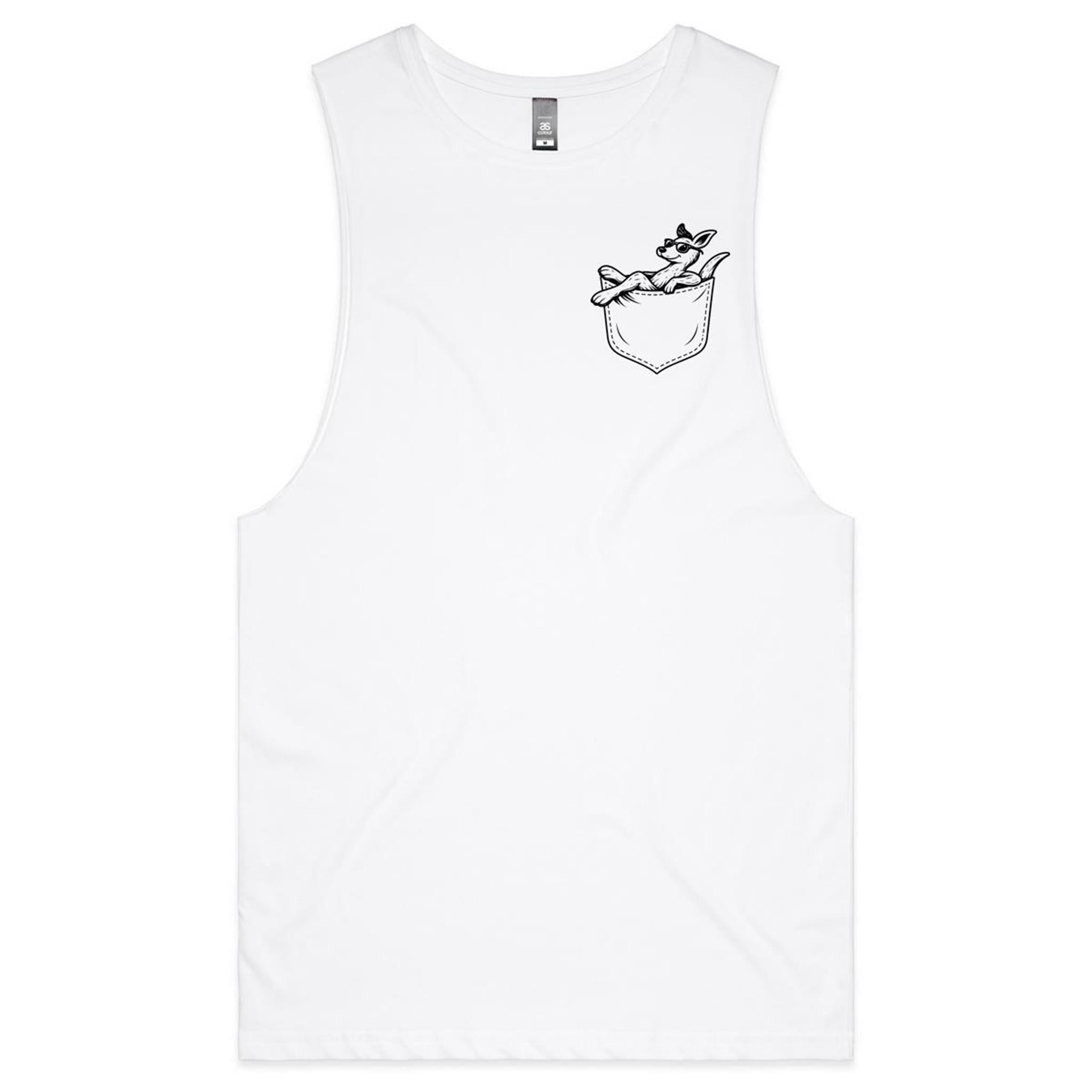 Kangaroo - Pocket Peeper - Barnard Tank Tee