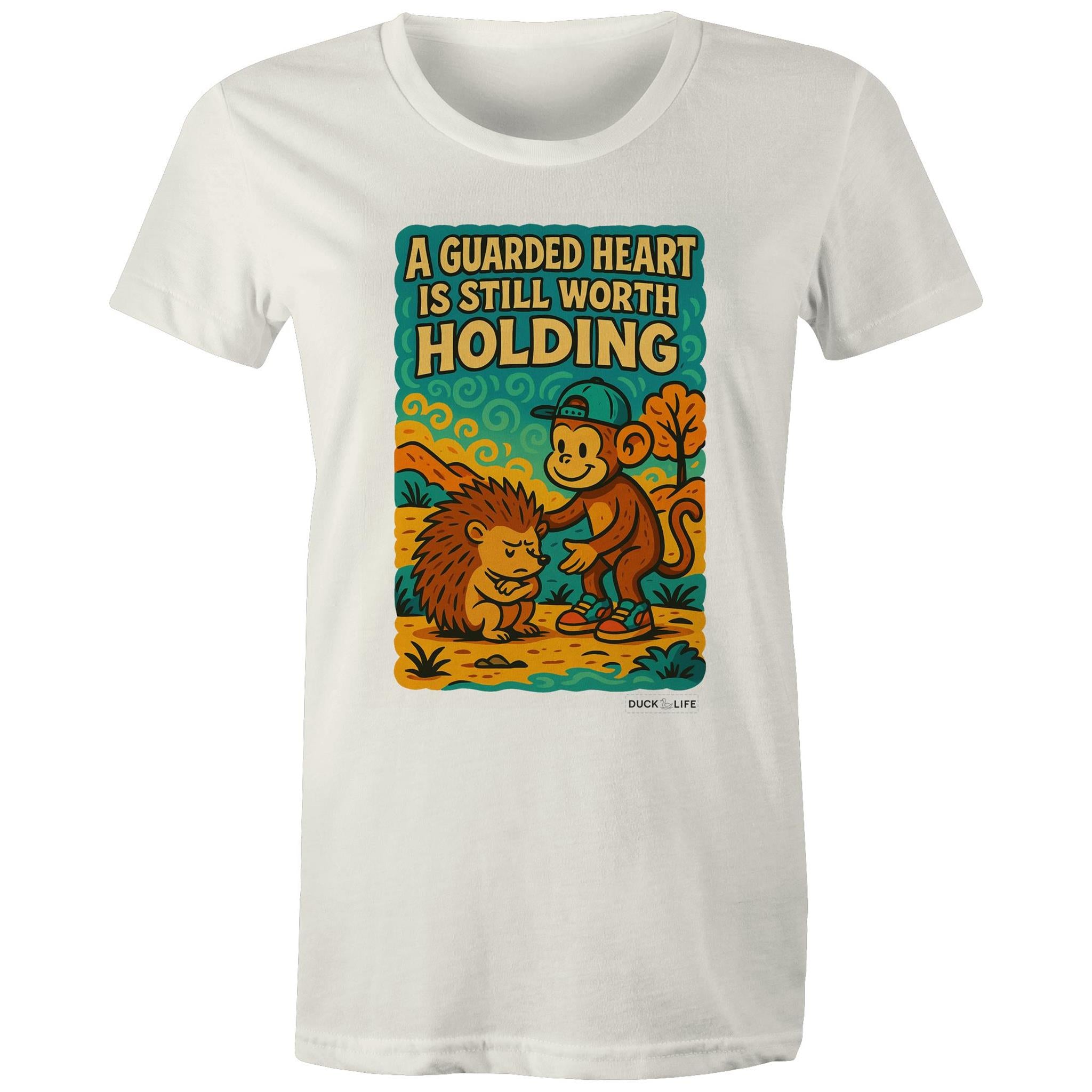 'A Guarded Heart' - Maple Tee