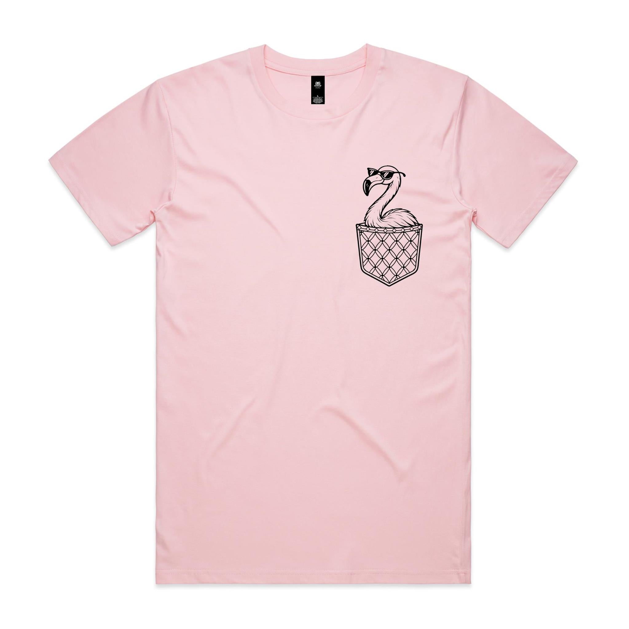 Flamingo - Pocket Peeper - Staple Tee
