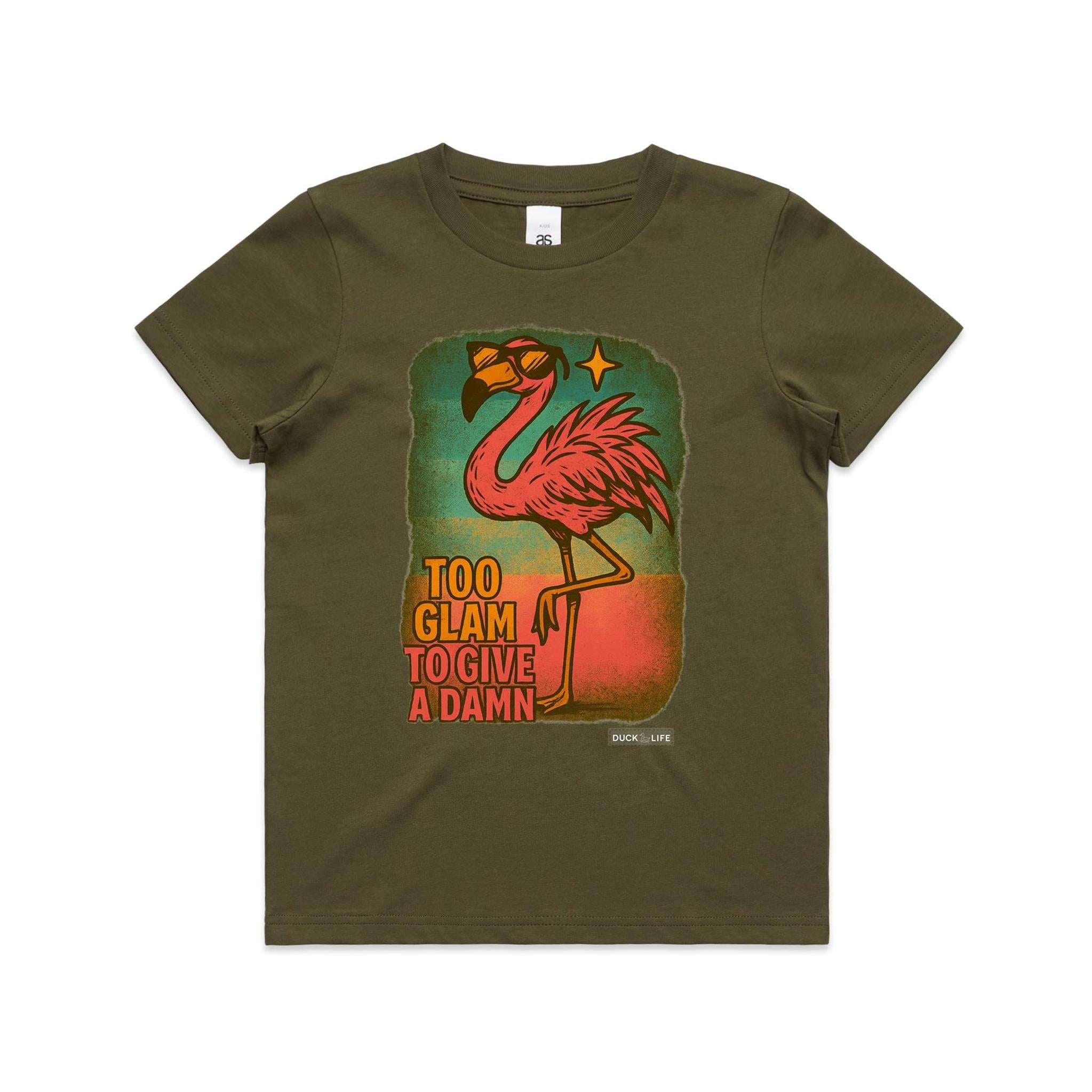 'Too Glam to Give a Damn' - Youth Tee