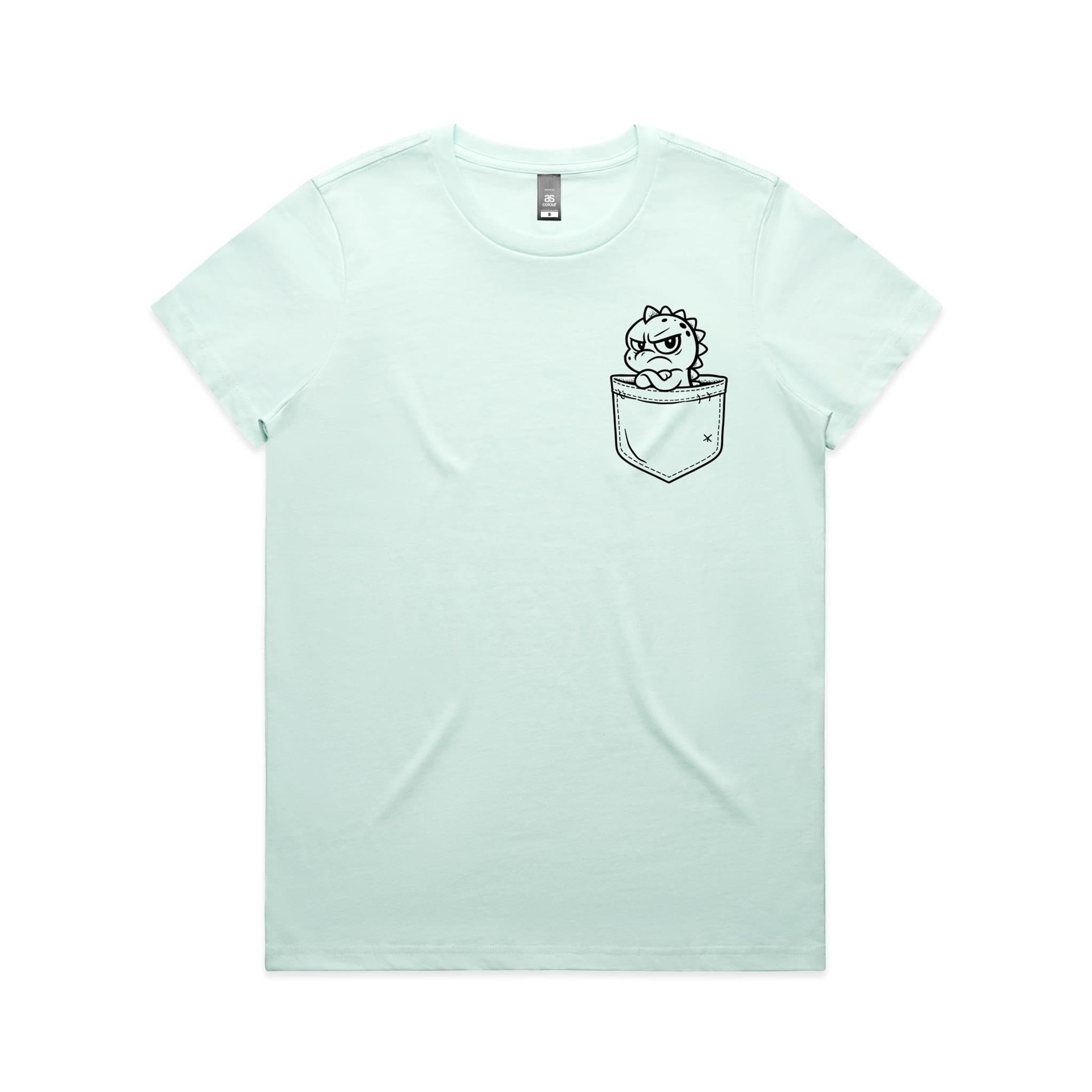 Grumpasaurus - Pocket Peeper - Maple Tee