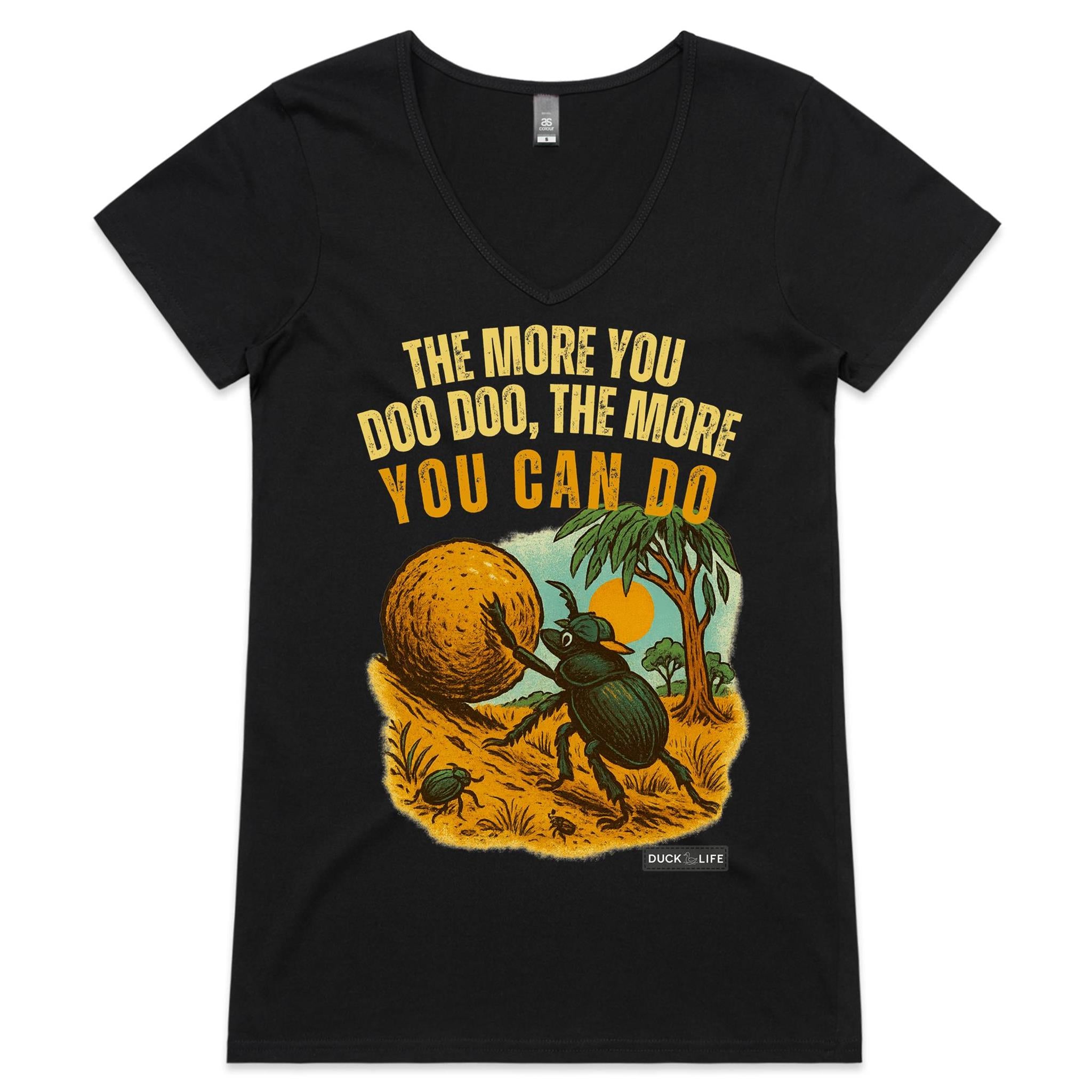 'The More You Doo Doo' - V-Neck Tee