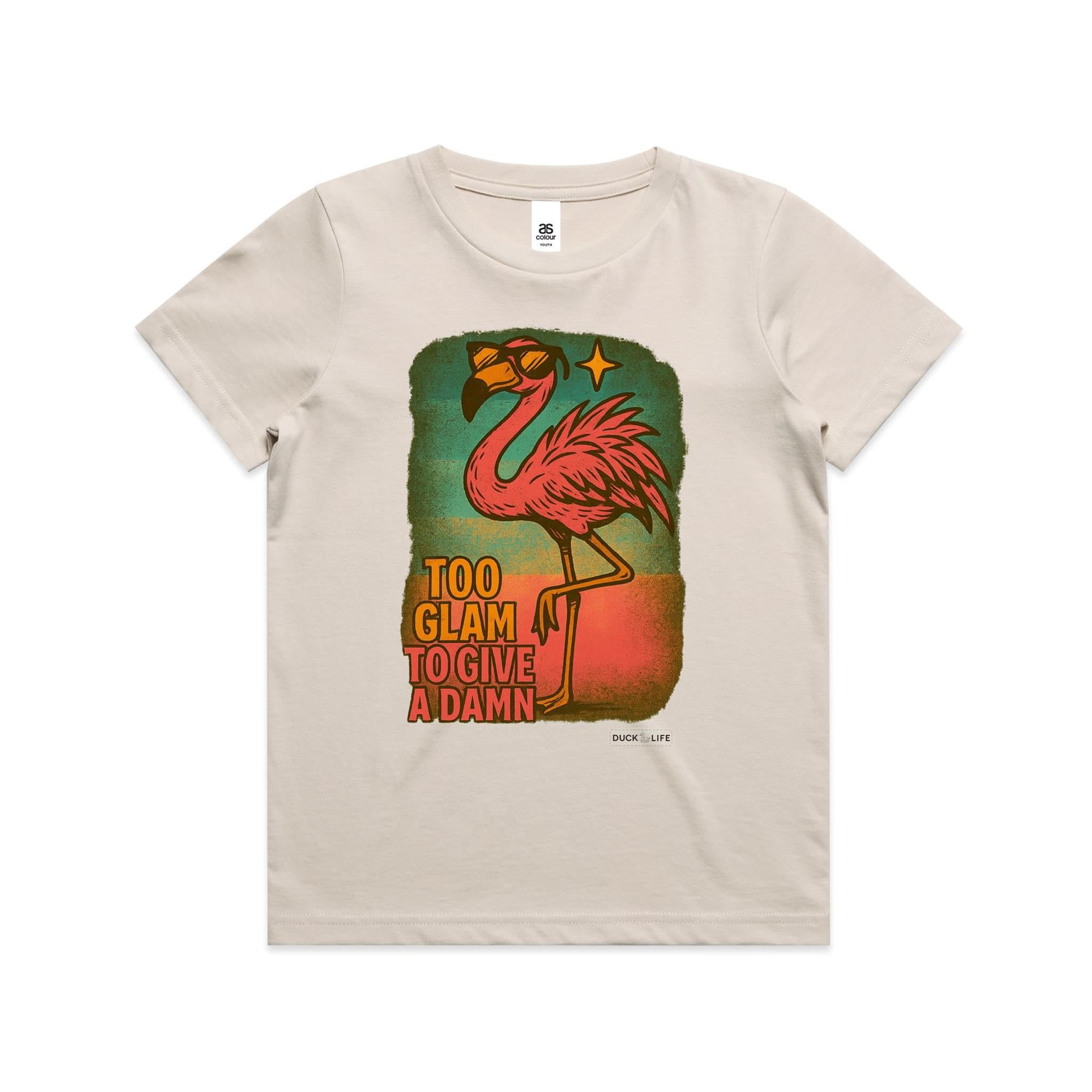 'Too Glam to Give a Damn' - Youth Tee