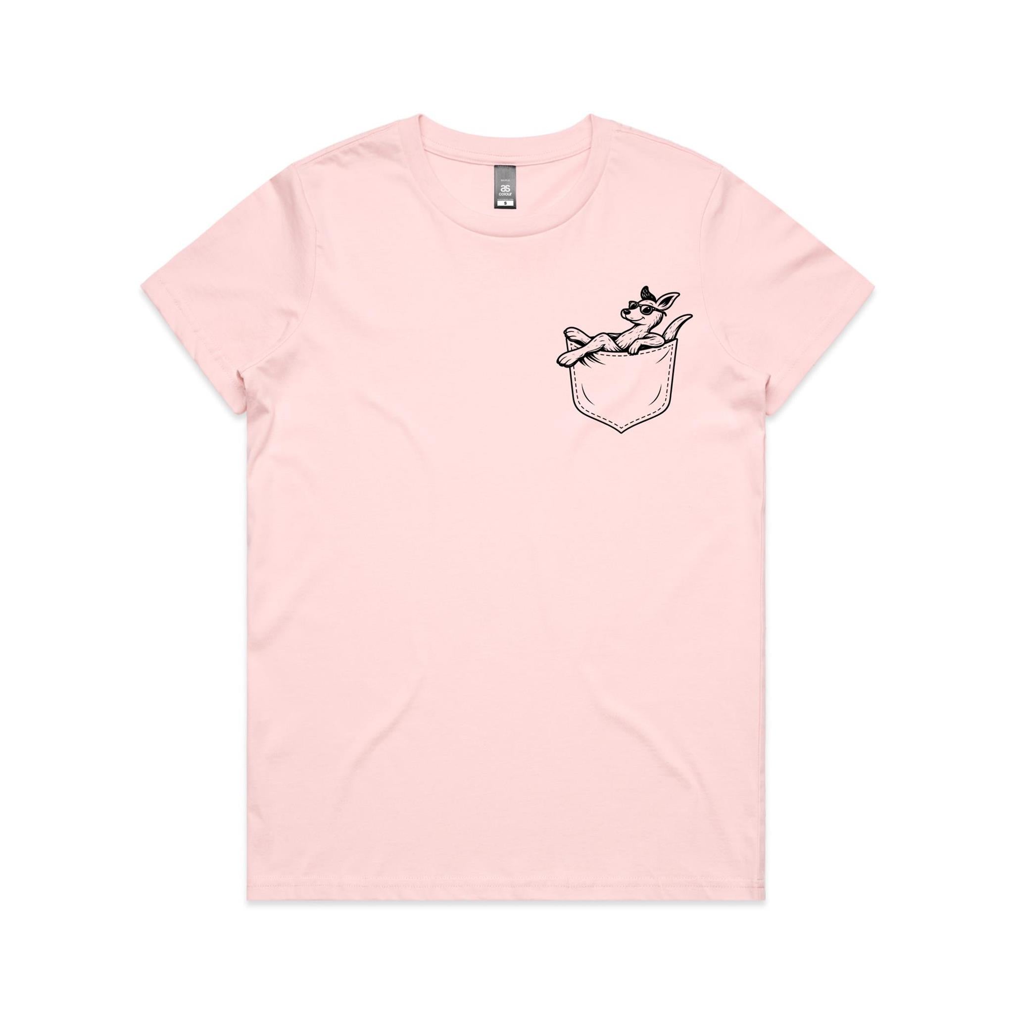 Kangaroo - Pocket Peeper - Maple Tee