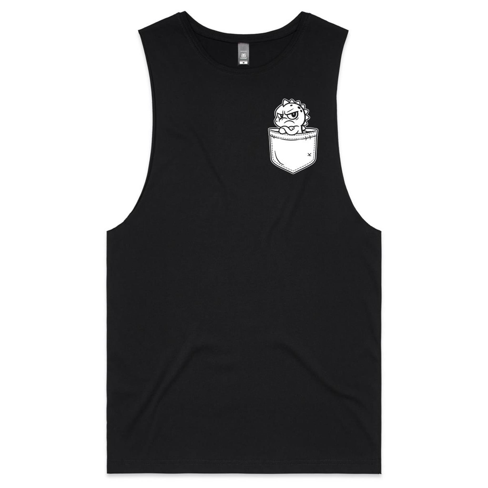 Grumpasaurus - Pocket Peeper - Barnard Tank Tee