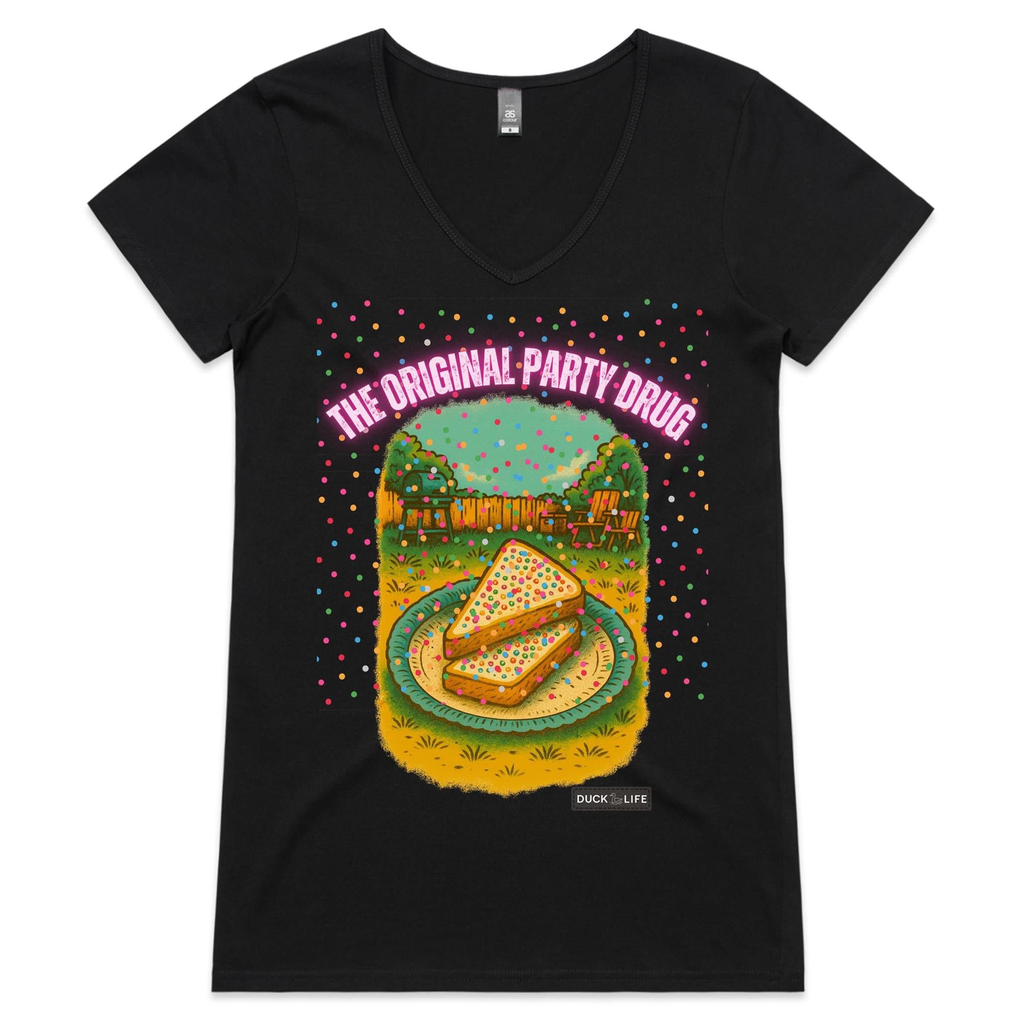 'The Original Party Drug' - V-Neck Tee