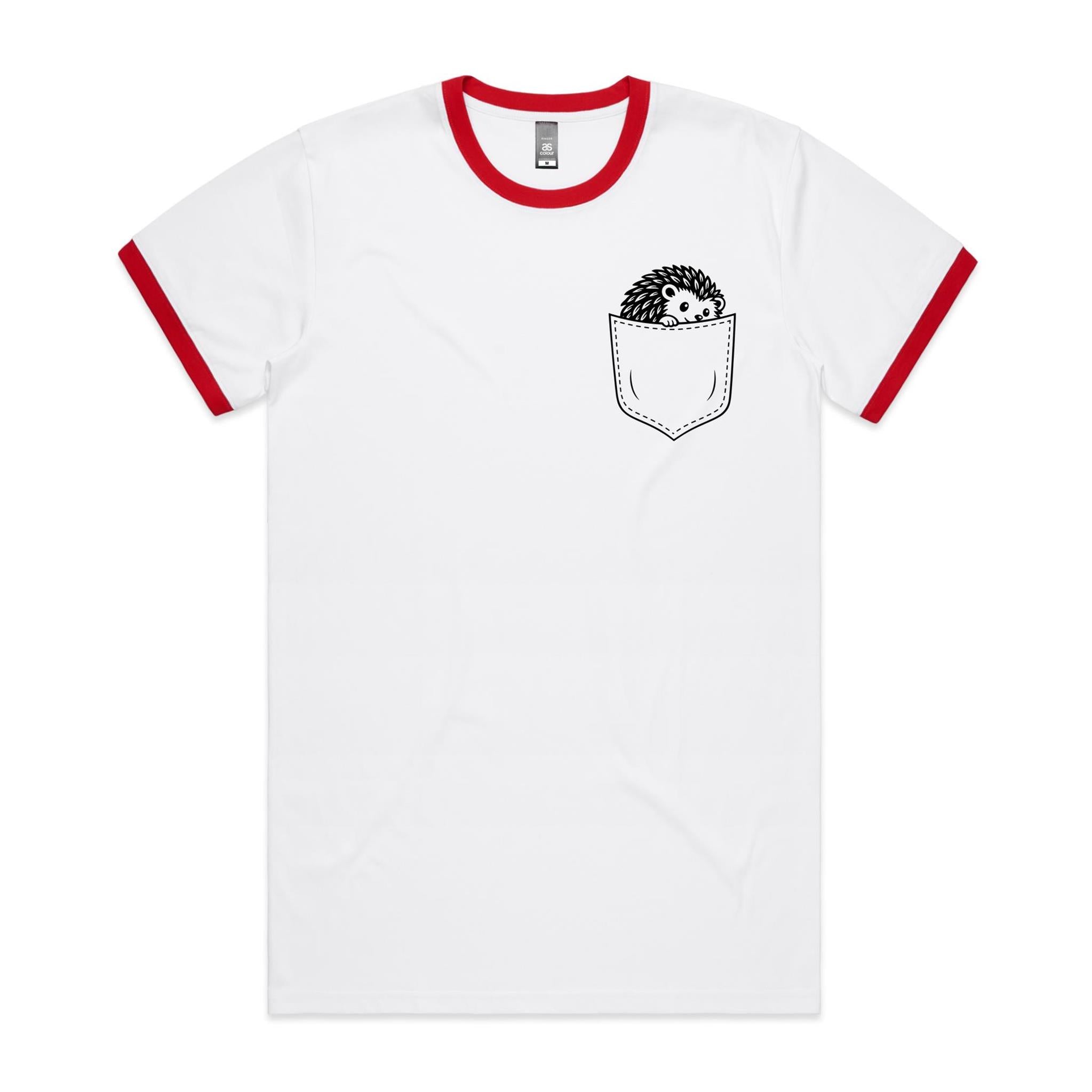 Hedgehog - Pocket Peeper - Staple Ringer Tee
