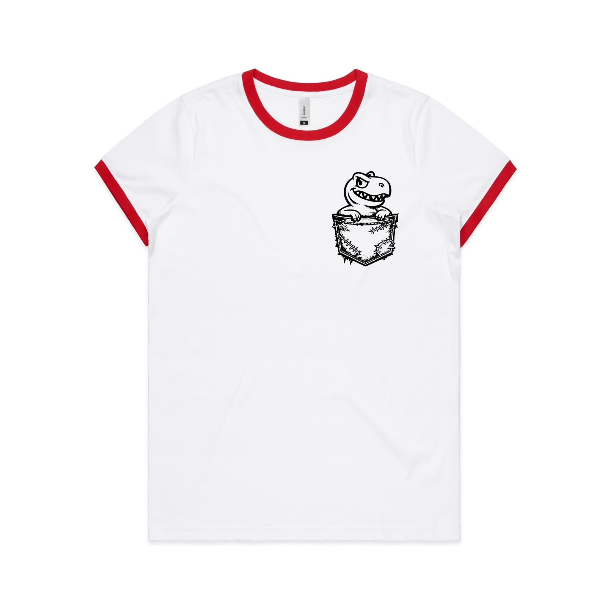 'Don't be a..' - Pocket Peeper - Maple Ringer Tee