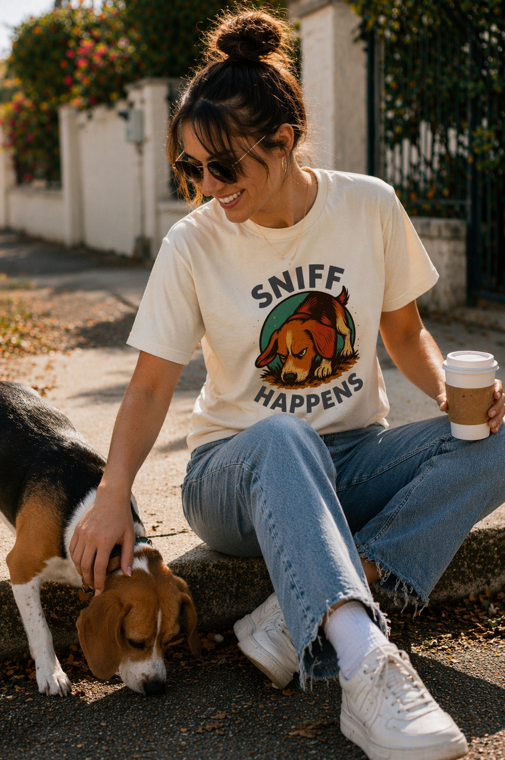 'Sniff Happens' - Maple Tee