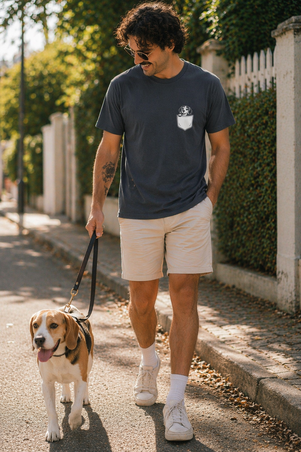 Beagle - Pocket Peeper - Staple Tee