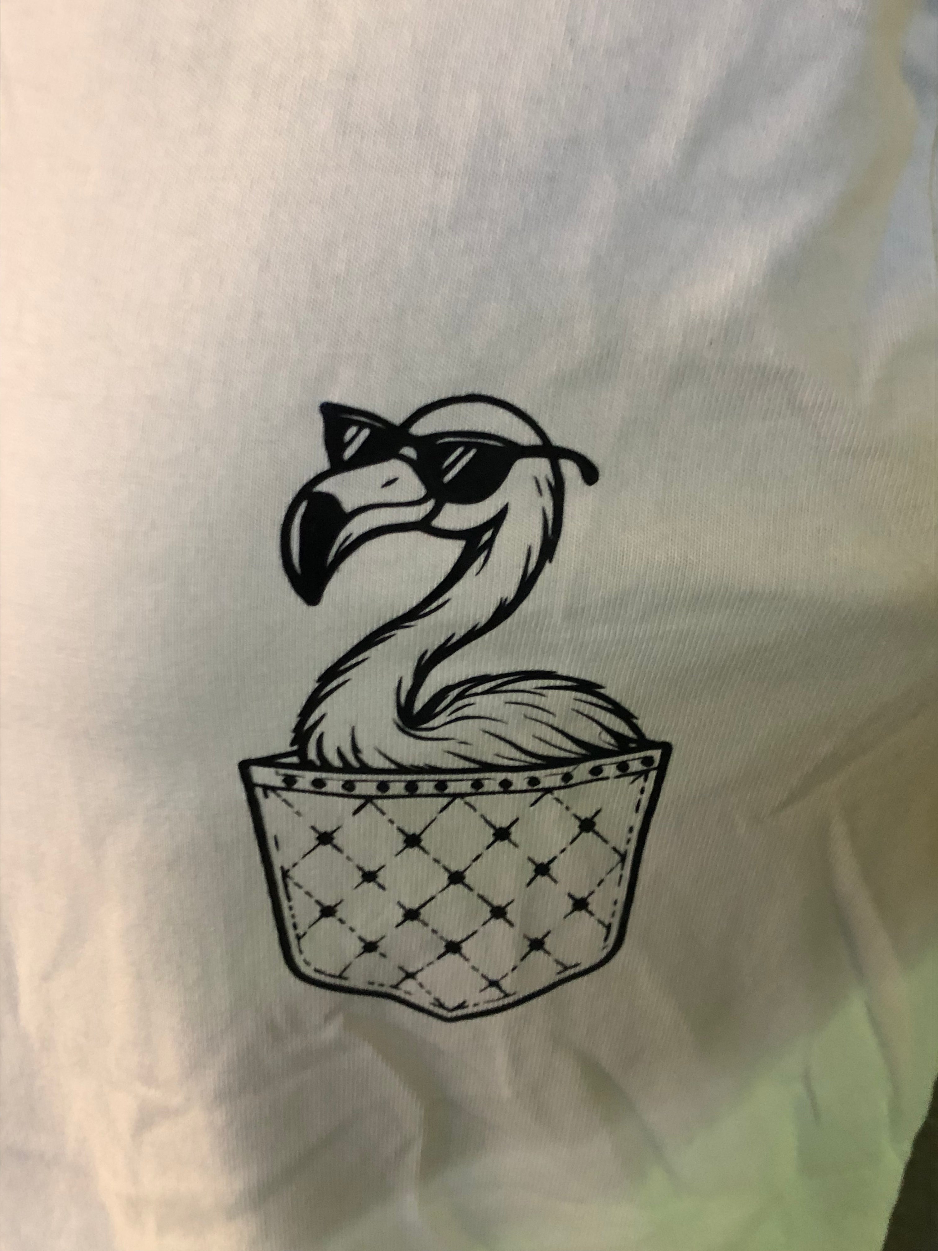 Ugly Ducklings - Flamingo - Pocket Peeper - Women’s Tee