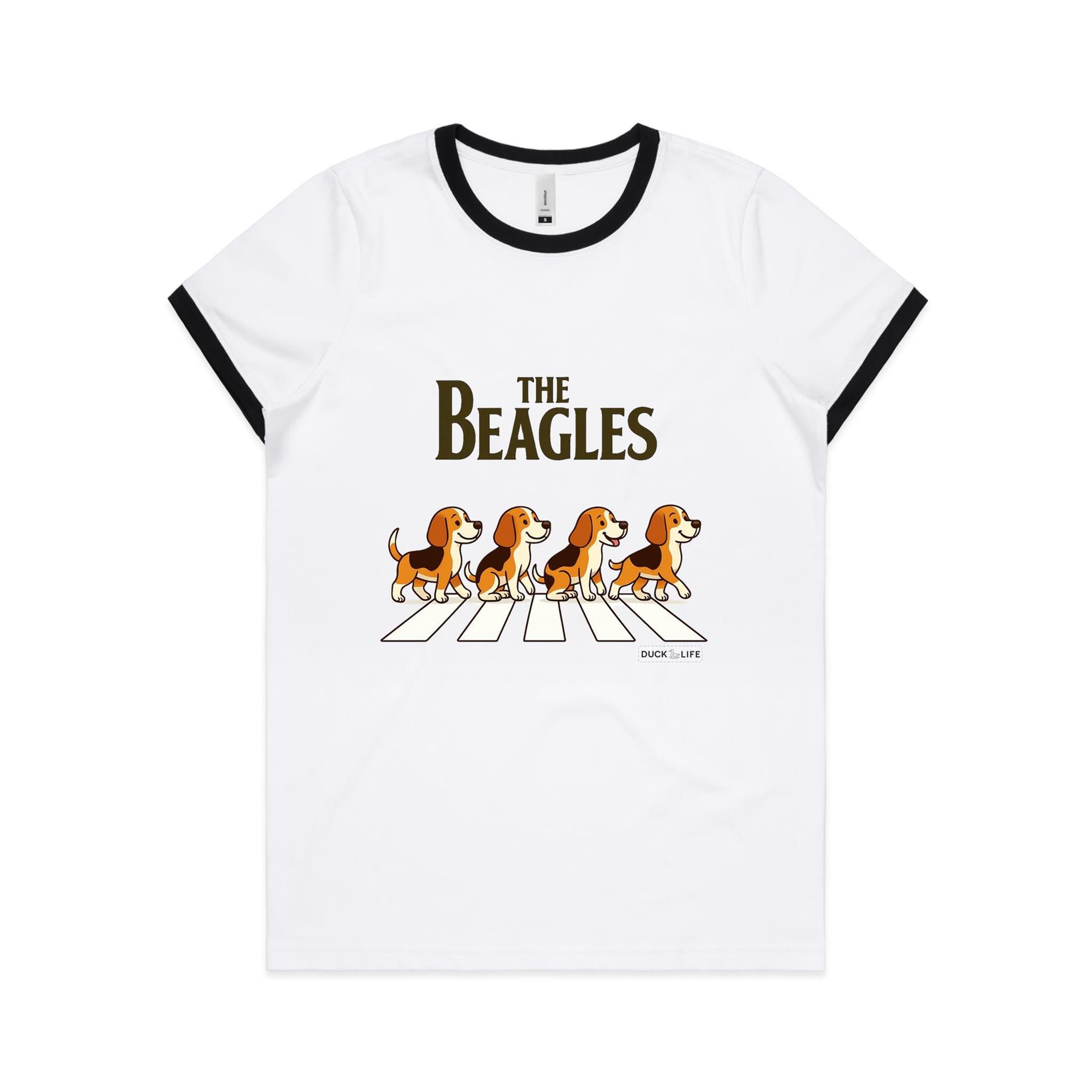 'The Beagles' - Maple Ringer Tee