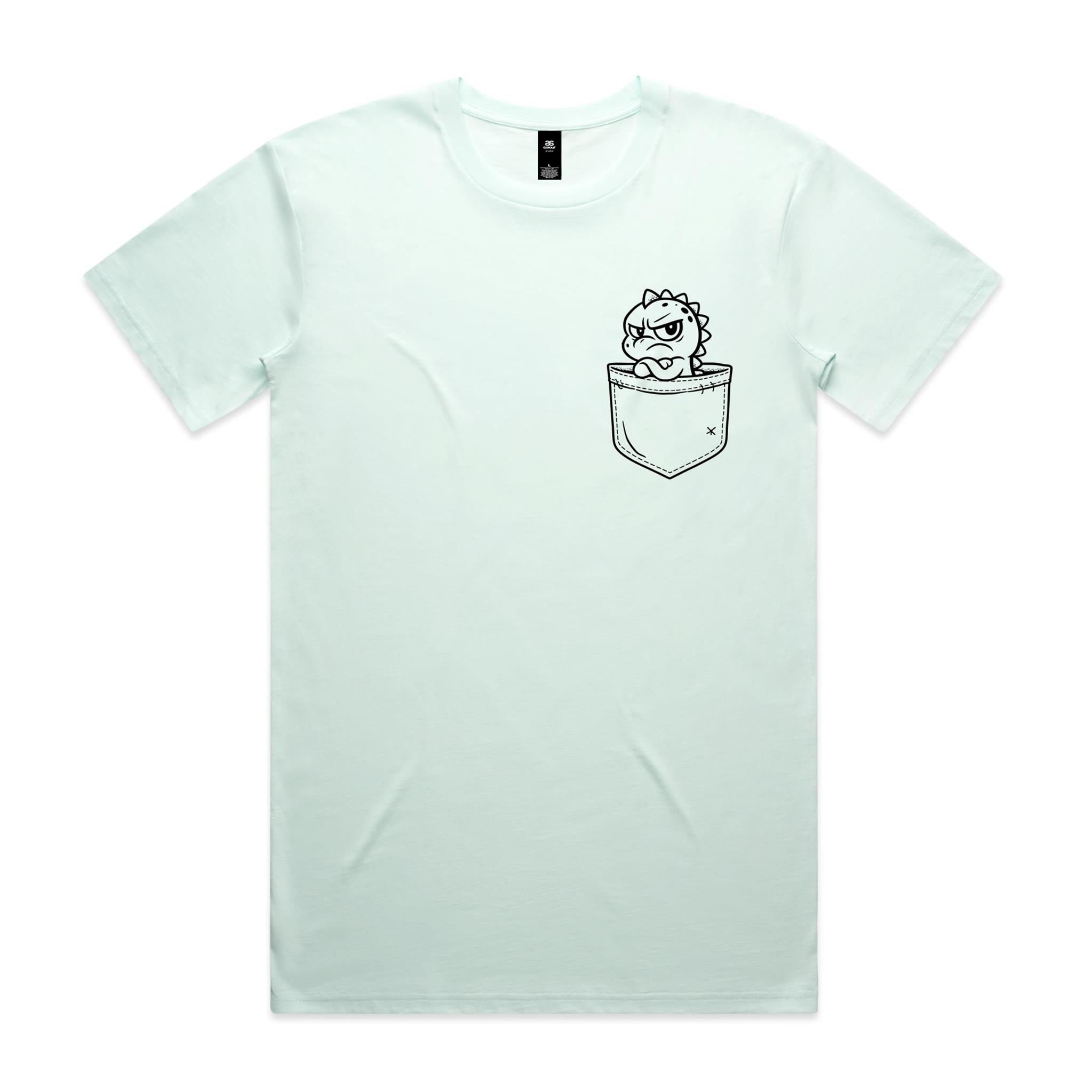 Grumpasaurus - Pocket Peeper - Staple Tee