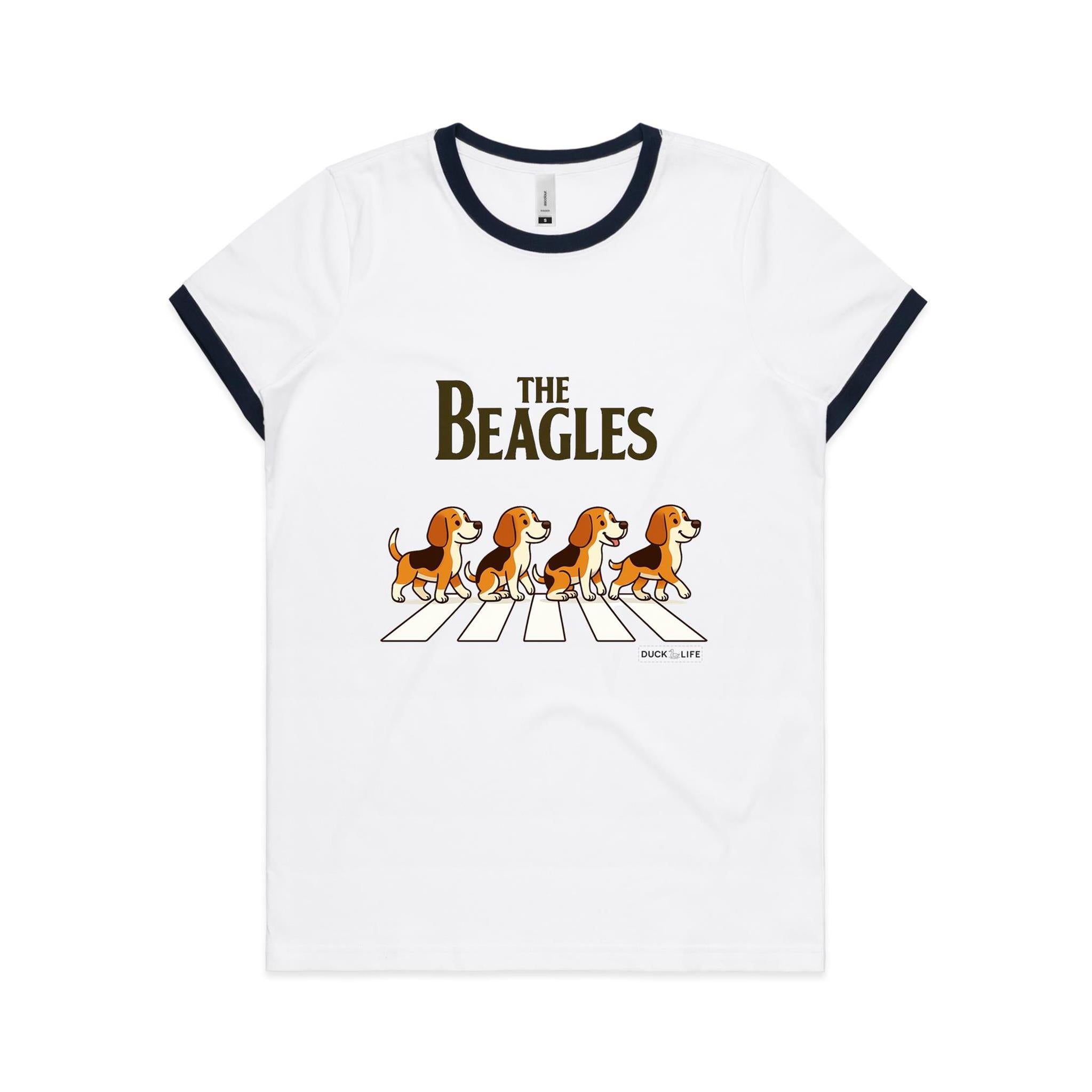 'The Beagles' - Maple Ringer Tee