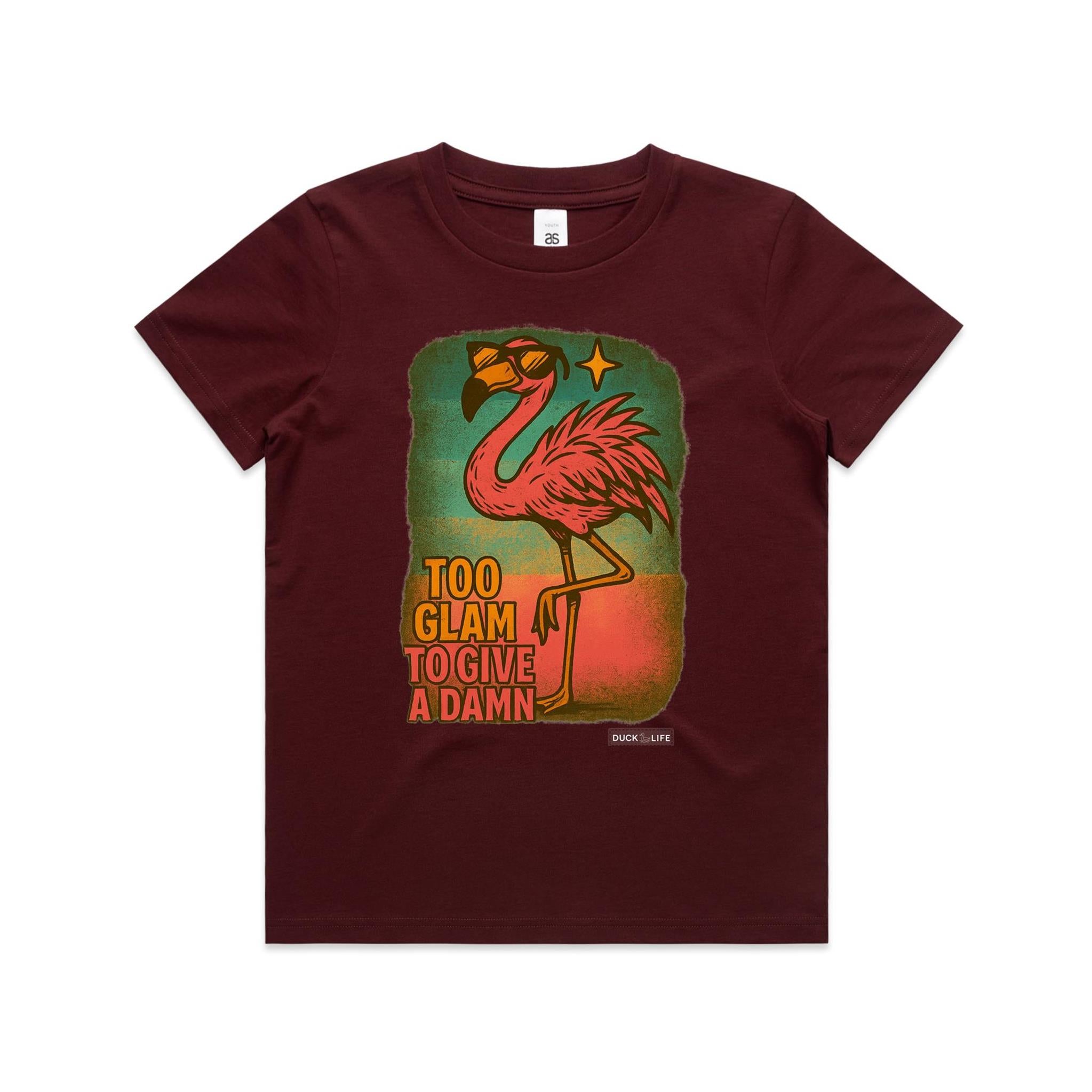 'Too Glam to Give a Damn' - Youth Tee