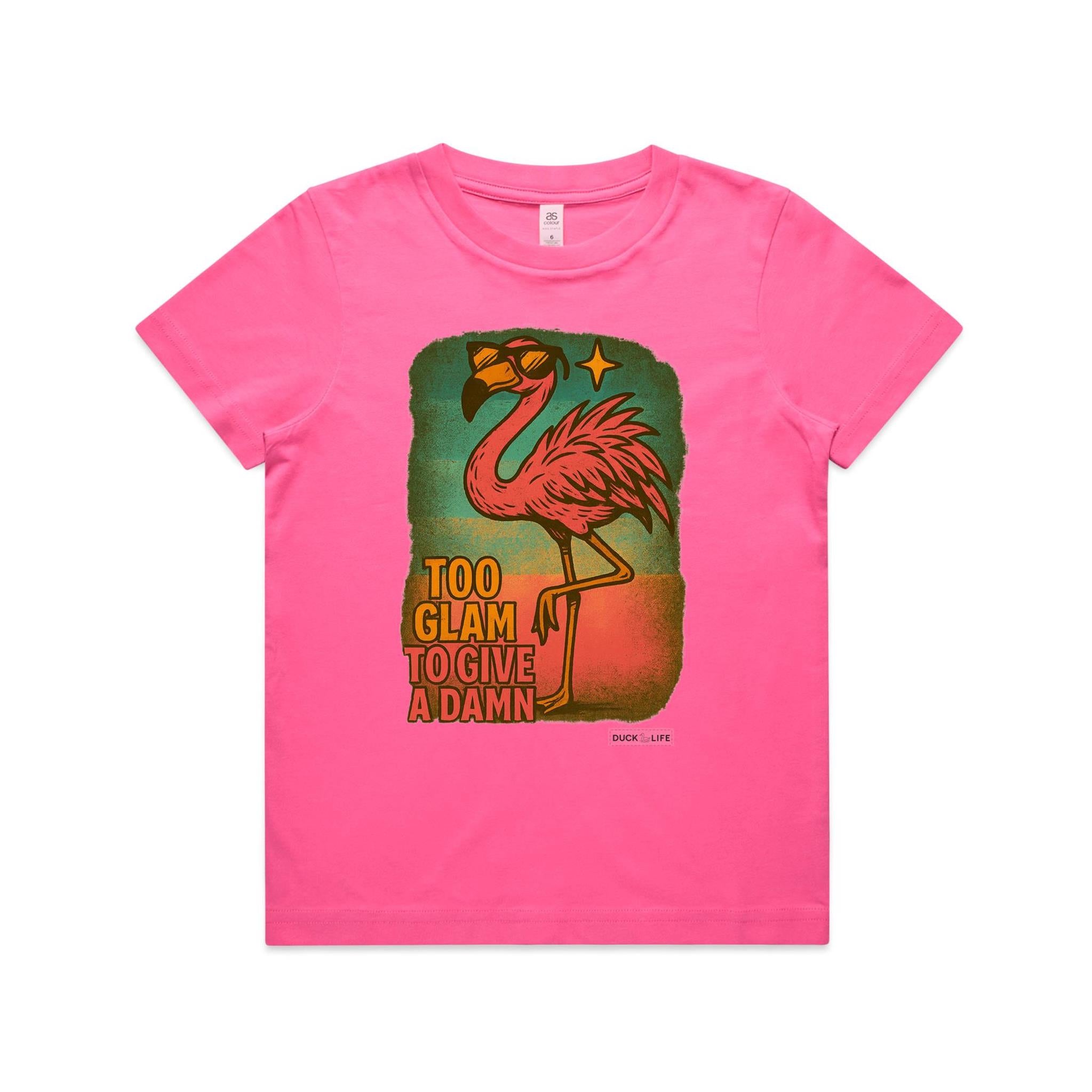 'Too Glam to Give a Damn' - Youth Tee