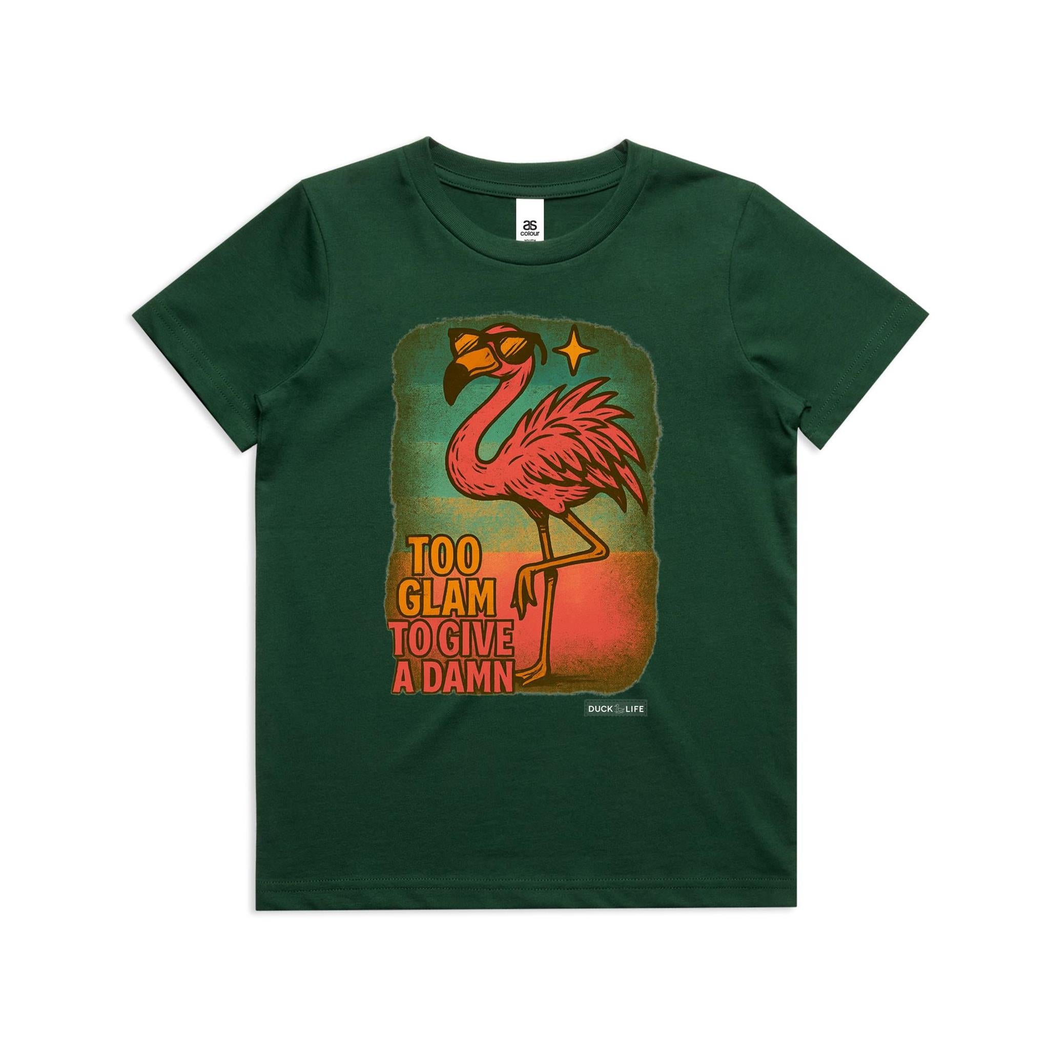 'Too Glam to Give a Damn' - Youth Tee