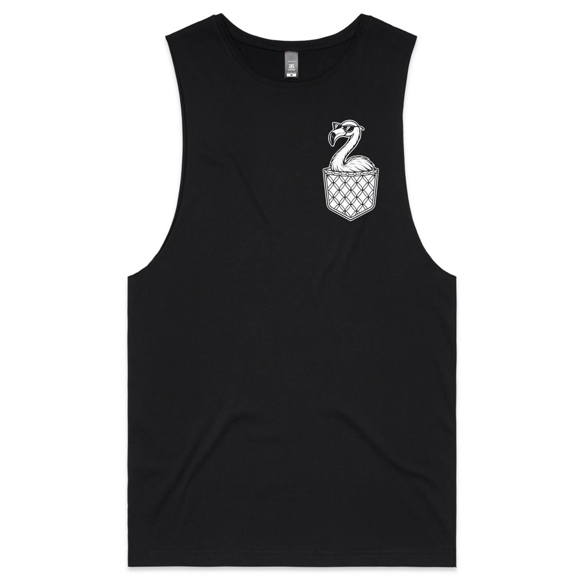 Flamingo - Pocket Peeper - Barnard Tank Tee