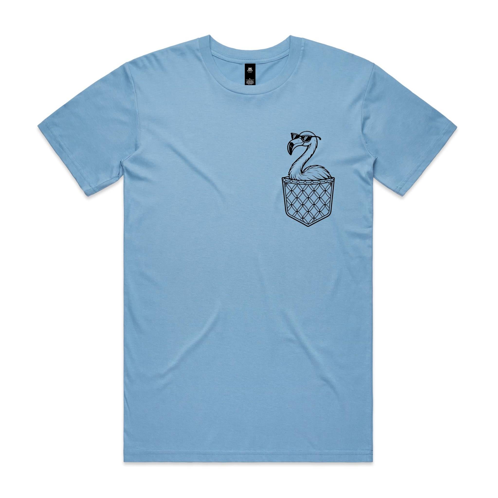 Flamingo - Pocket Peeper - Staple Tee