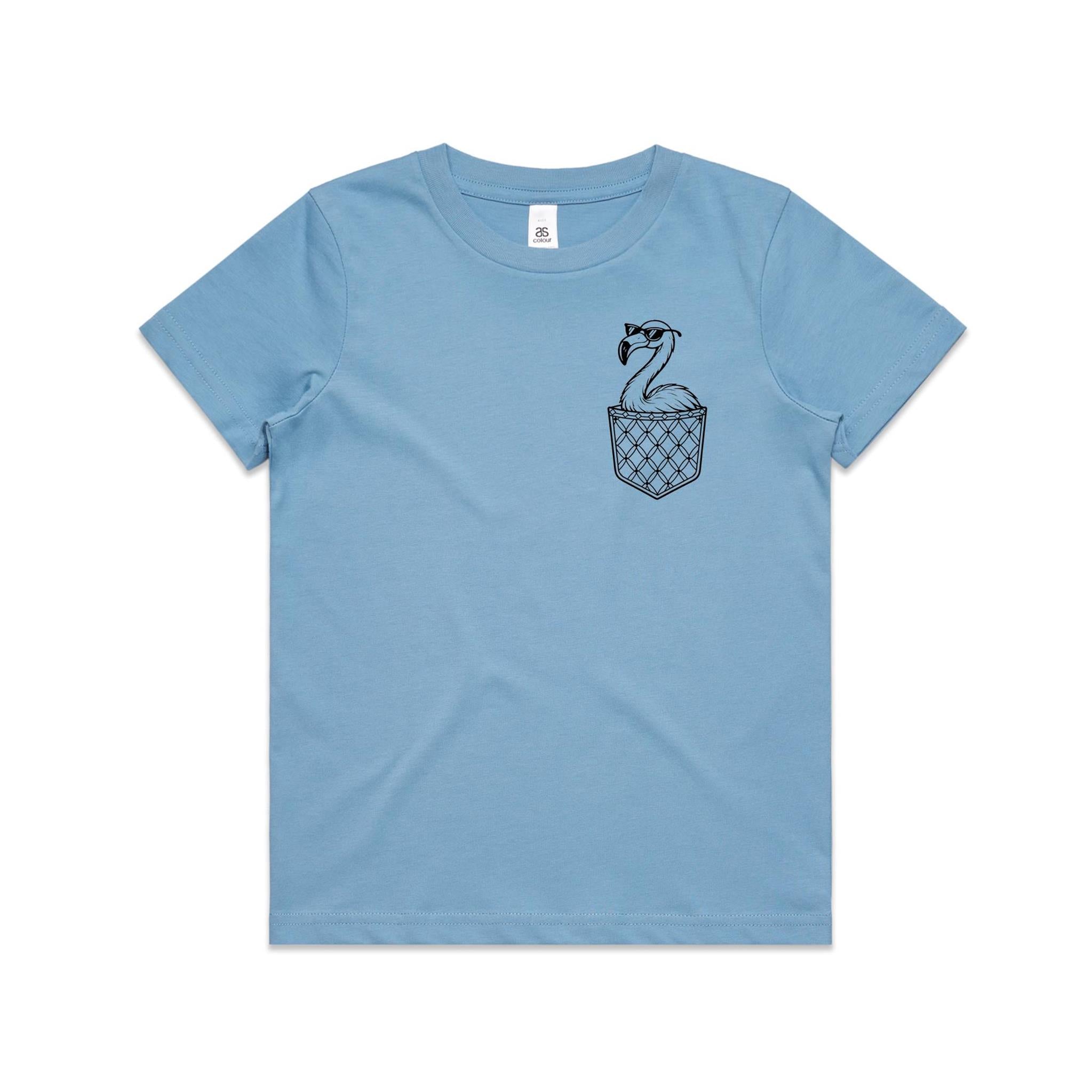 Flamingo - Pocket Peeper - Youth Staple Tee