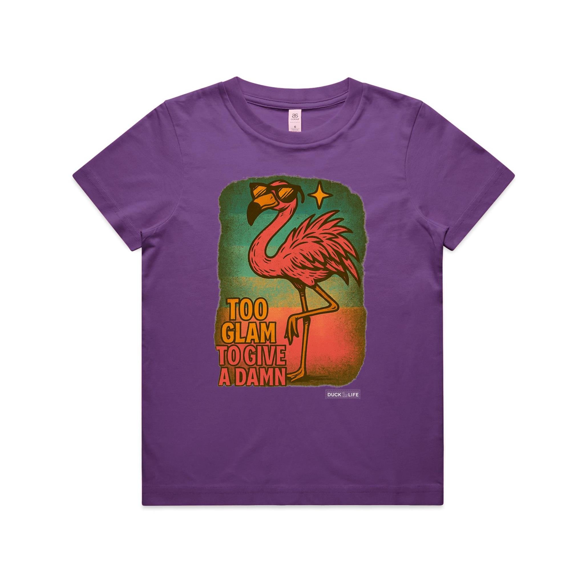 'Too Glam to Give a Damn' - Youth Tee