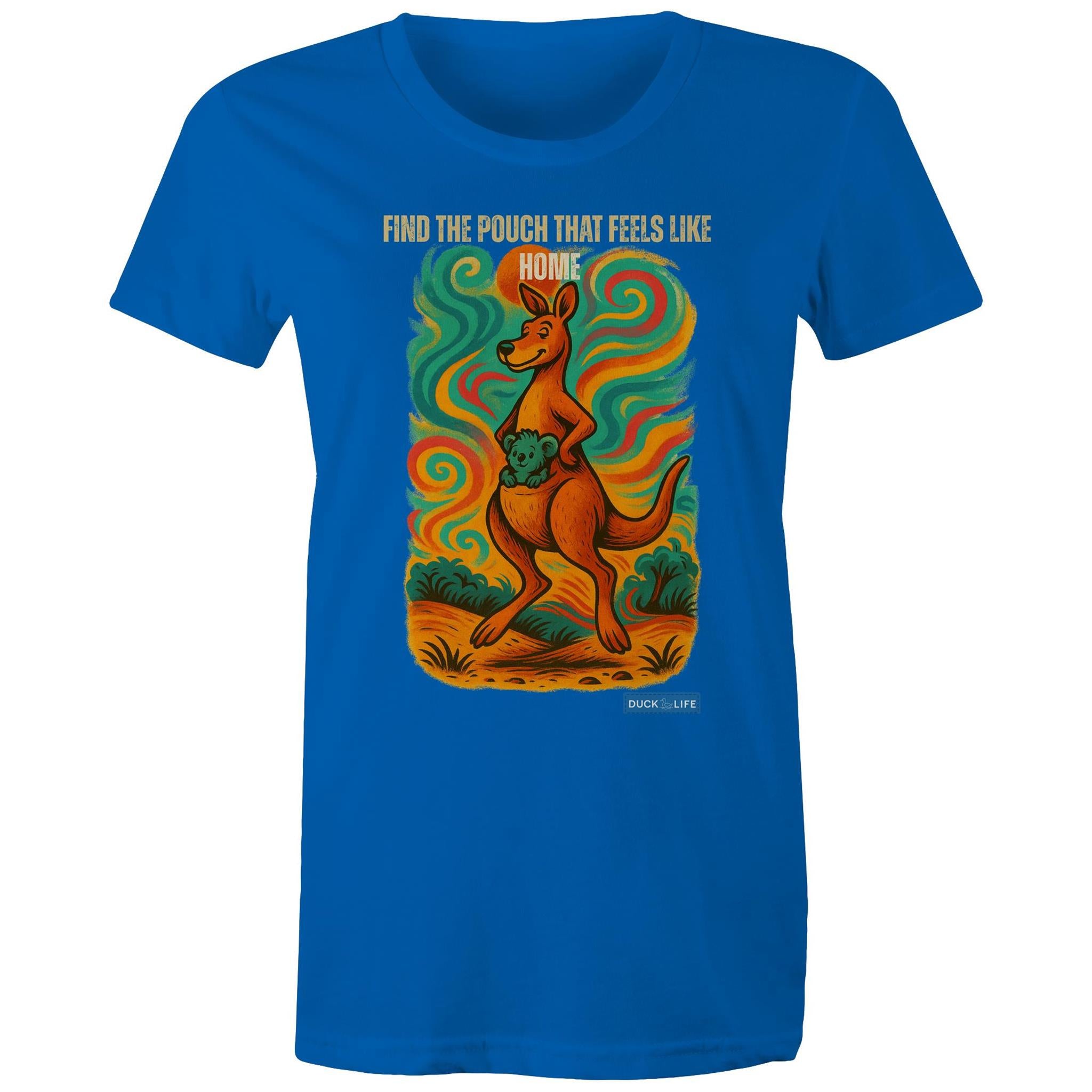 'Find the Pouch' - Maple Tee