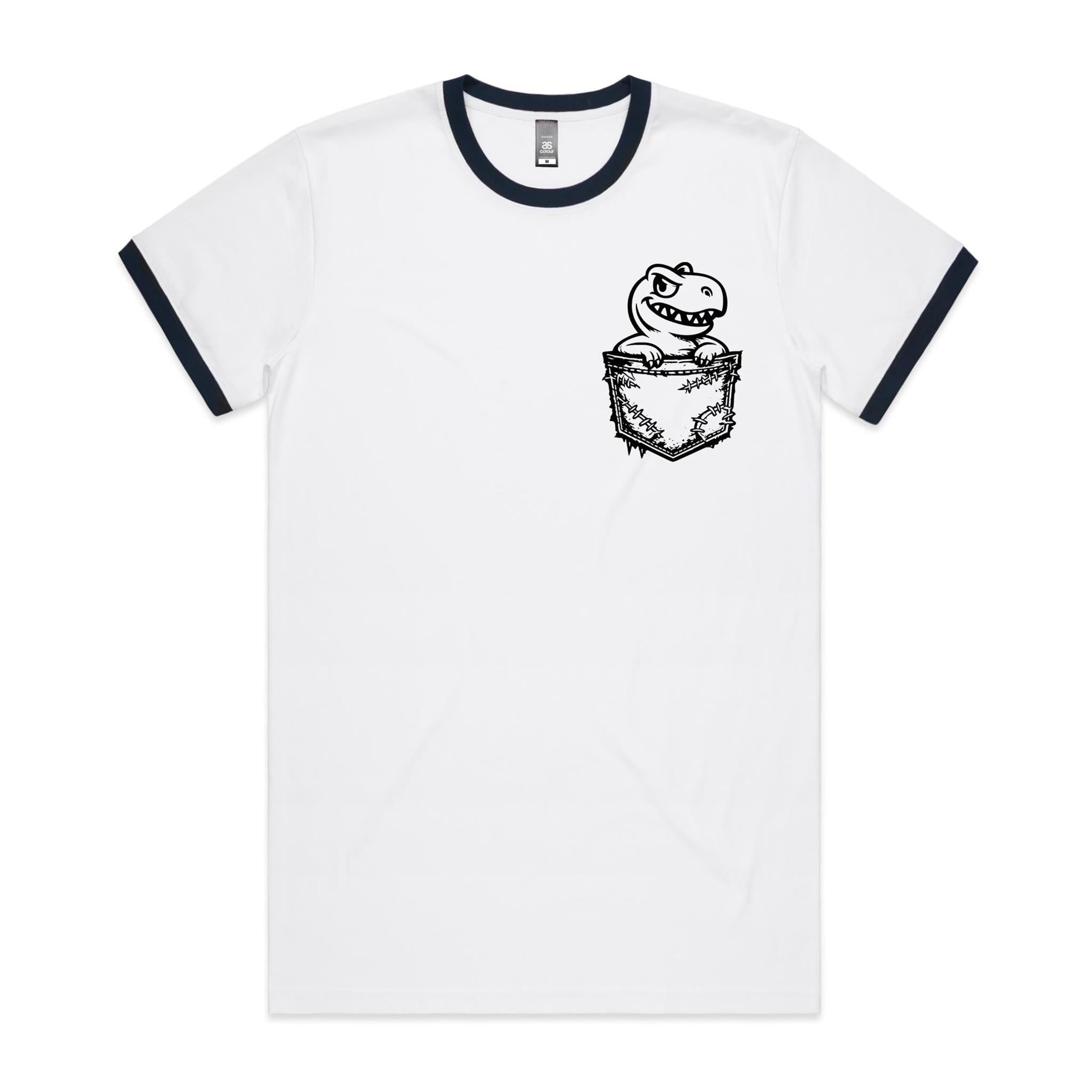 'Don't be a..' - Pocket Peeper - Staple Ringer Tee