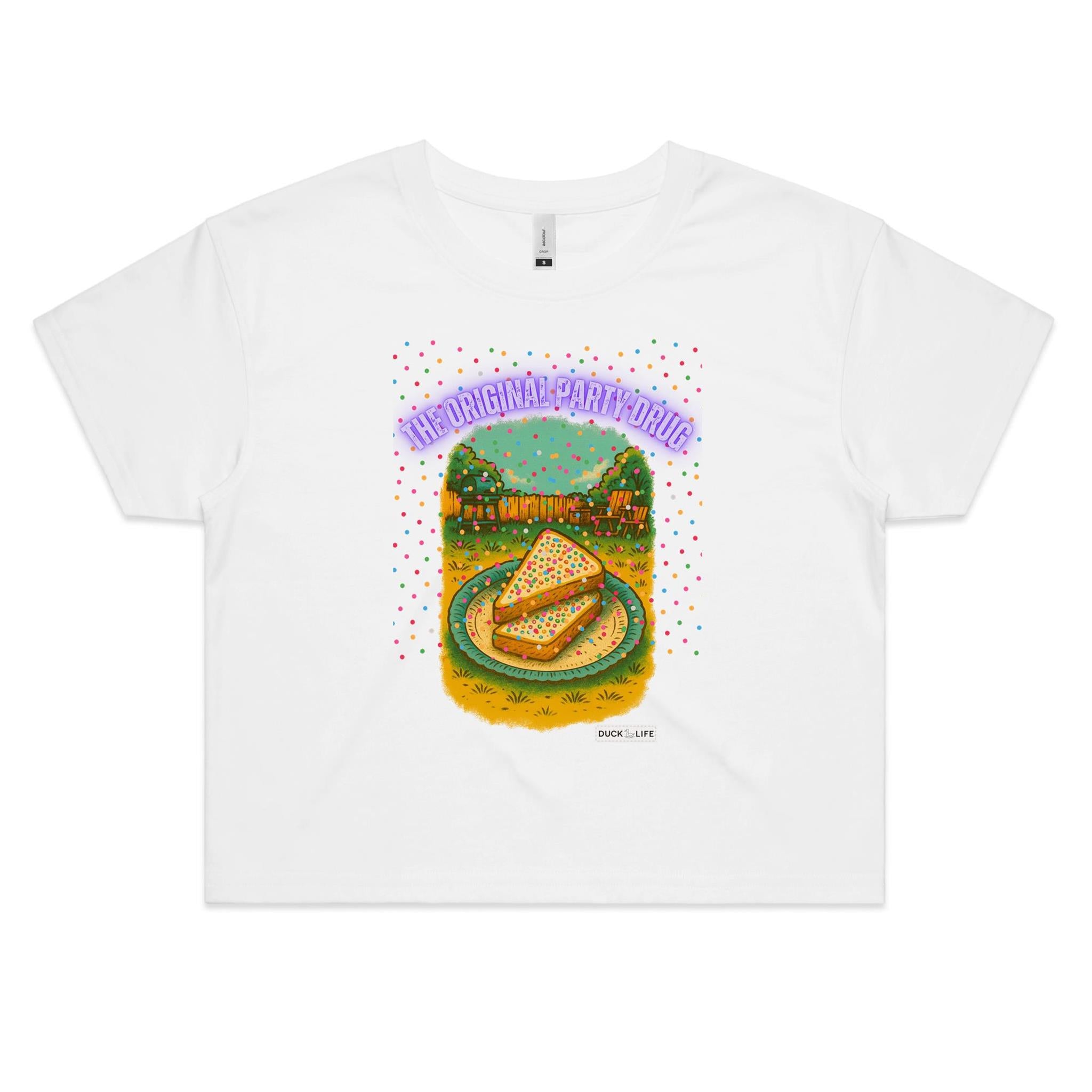 'The Original Party Drug' - Crop Tee