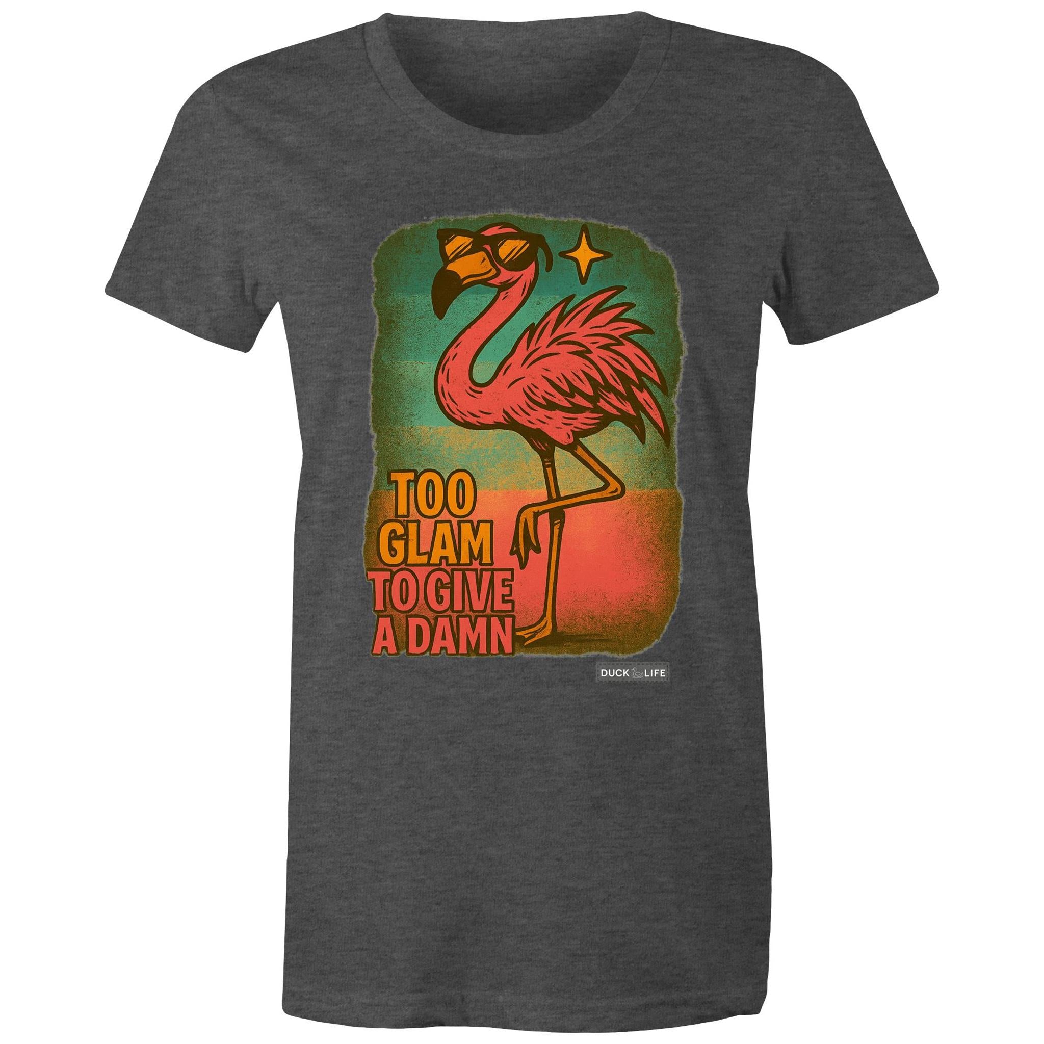 'Too Glam to Give a Damn' - Maple Tee