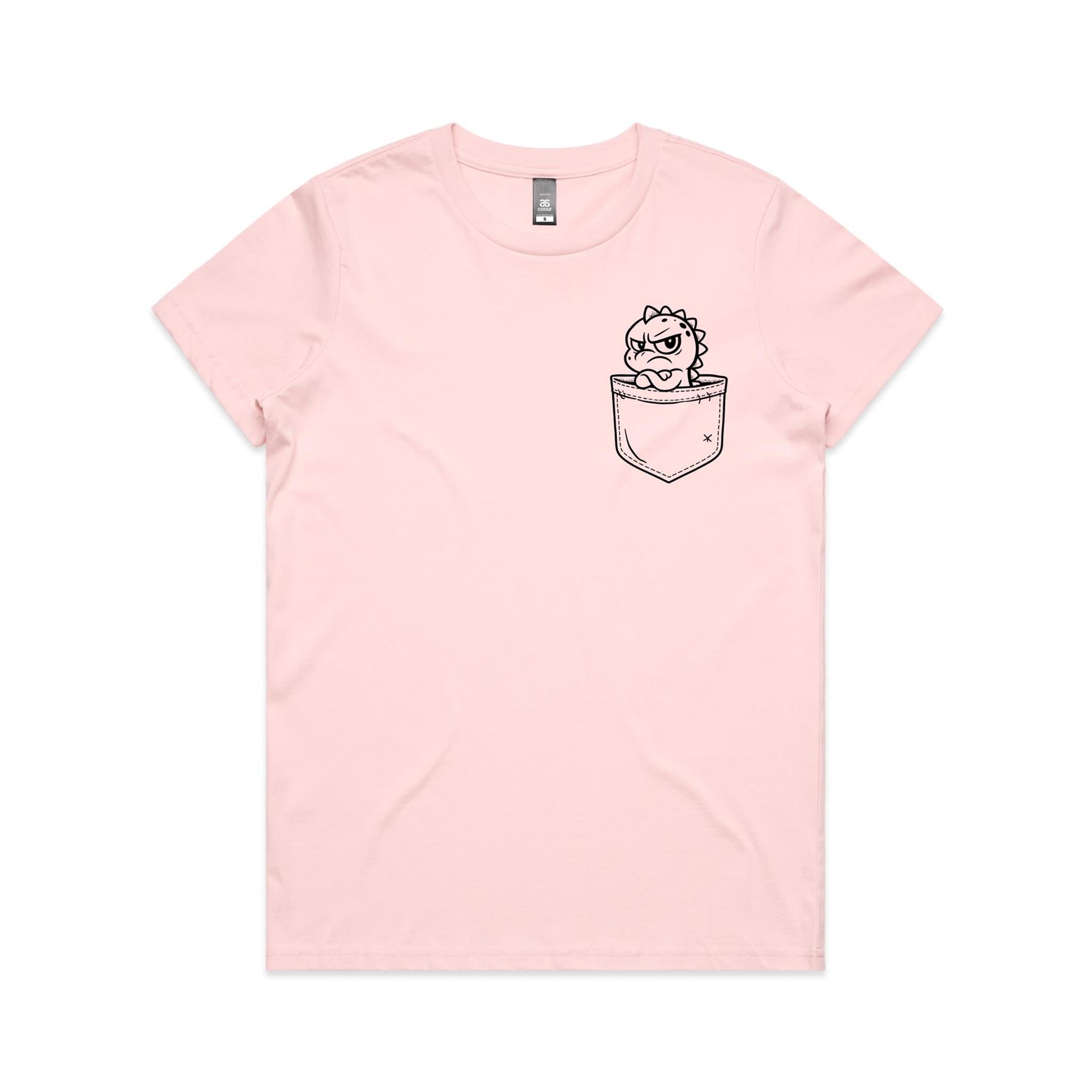 Grumpasaurus - Pocket Peeper - Maple Tee