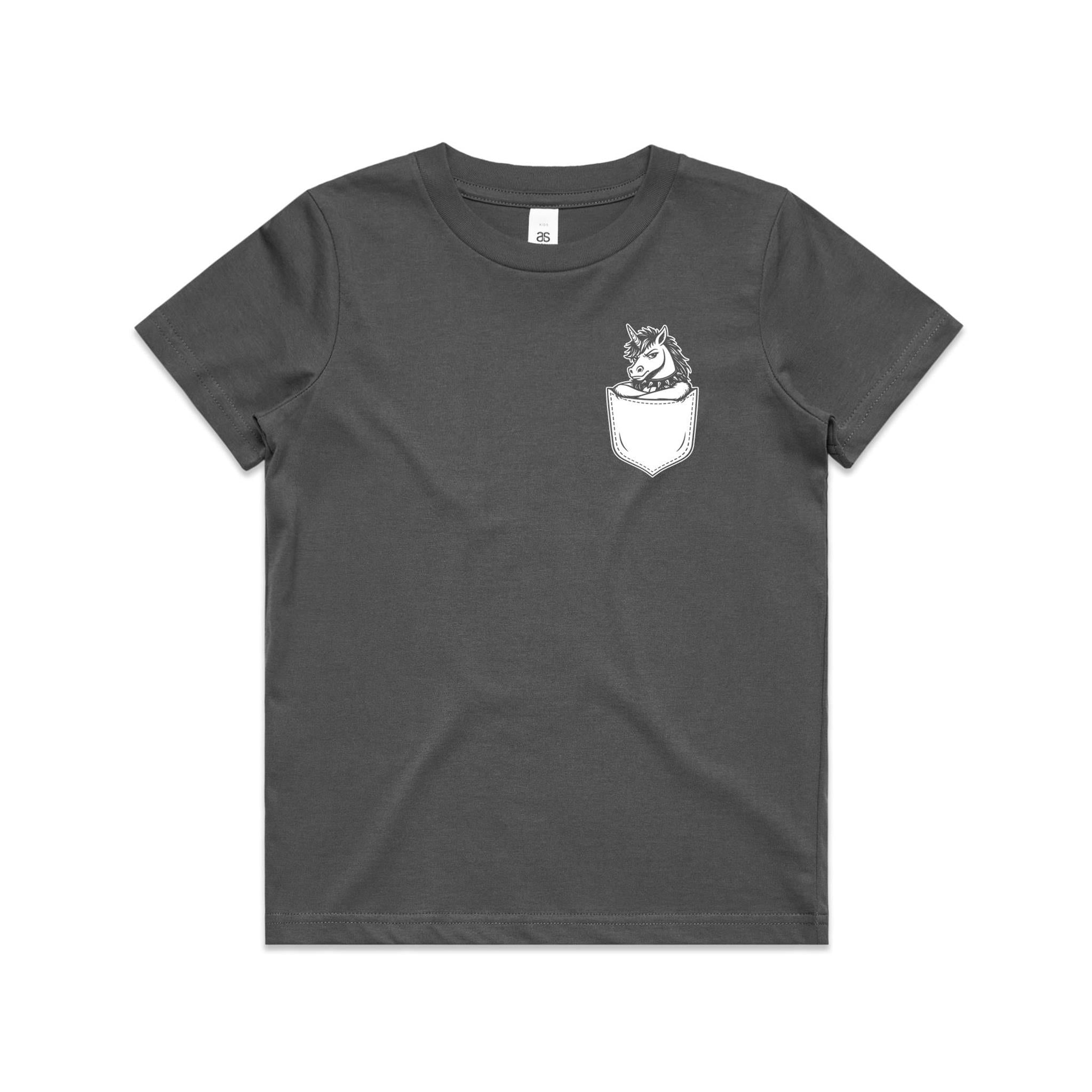 Unicorn - Pocket Peeper - Youth Staple Tee