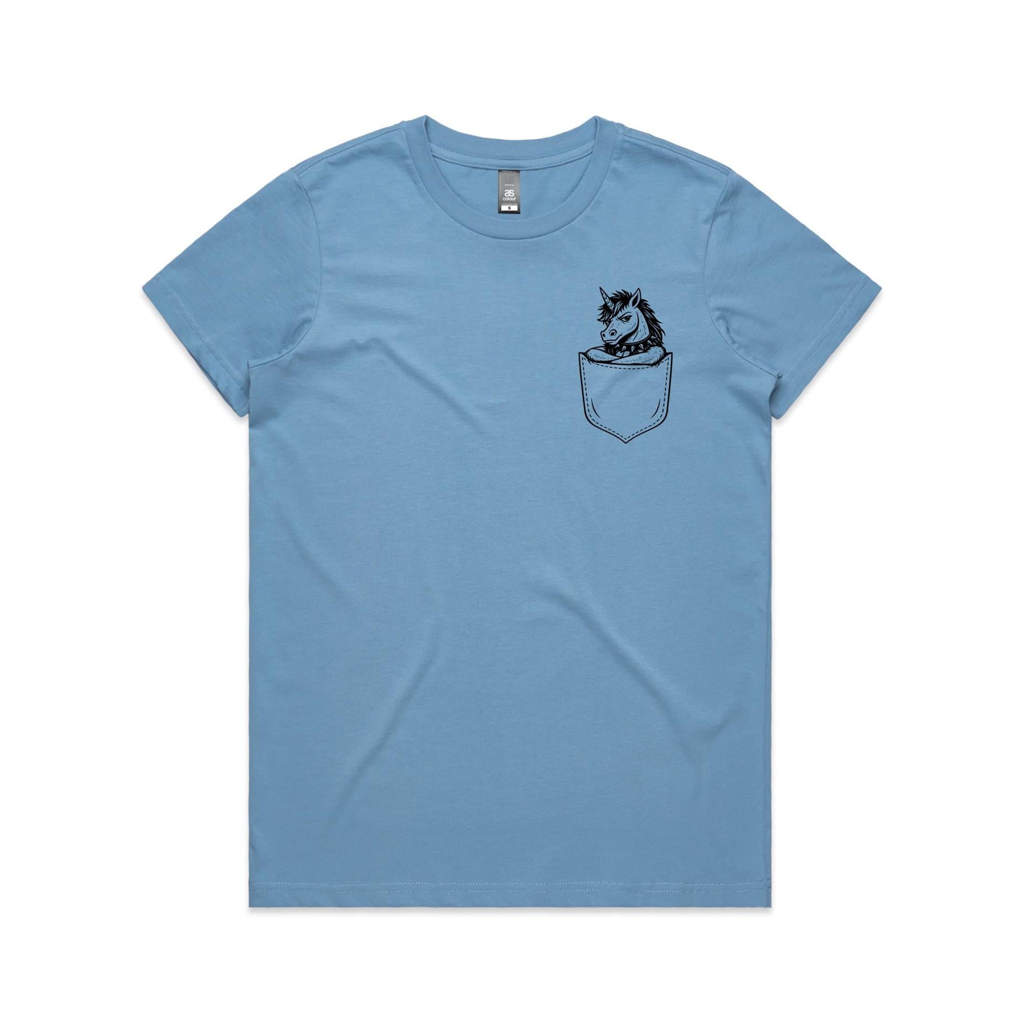 Unicorn - Pocket Peeper - Maple Tee