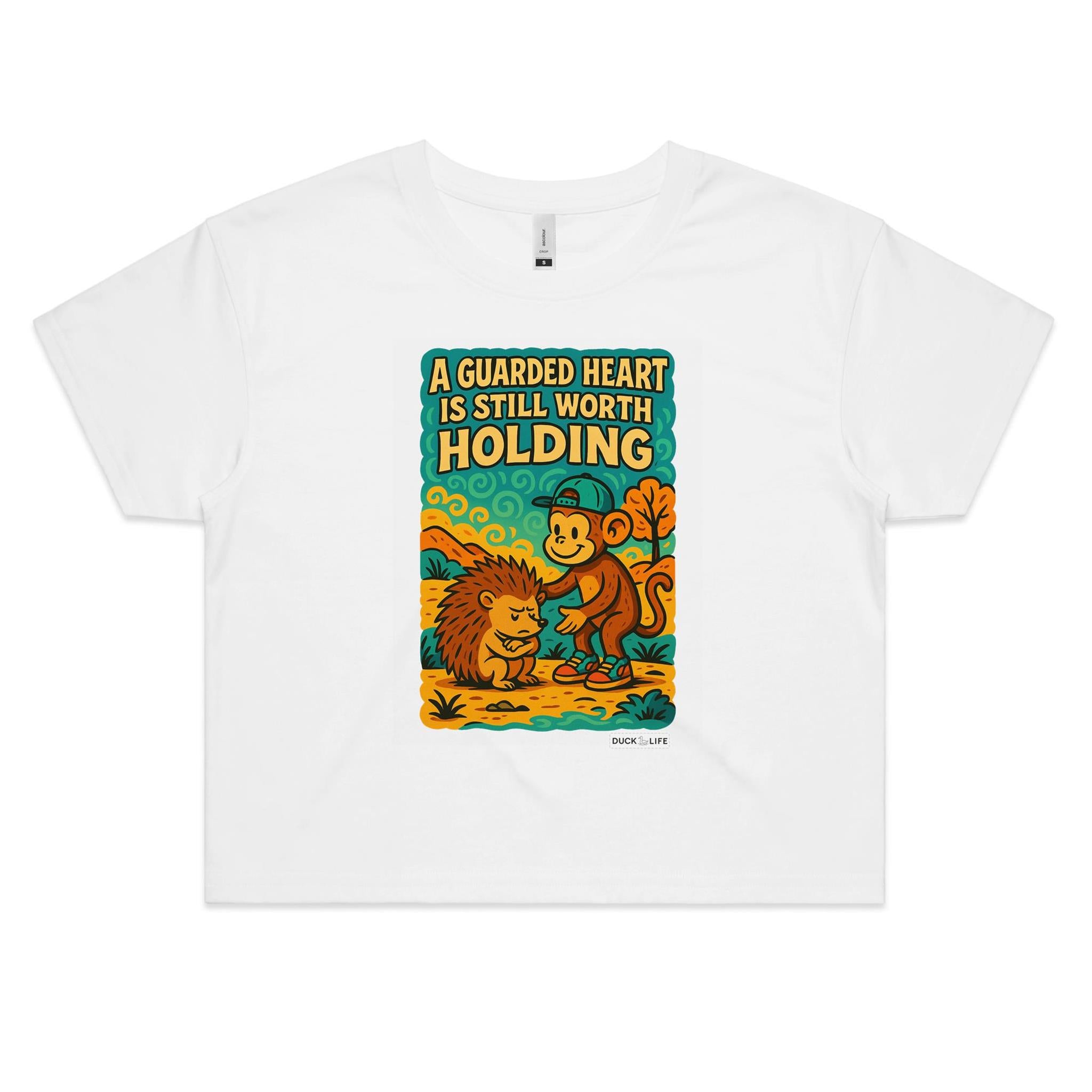 'A Guarded Heart' - Crop Tee
