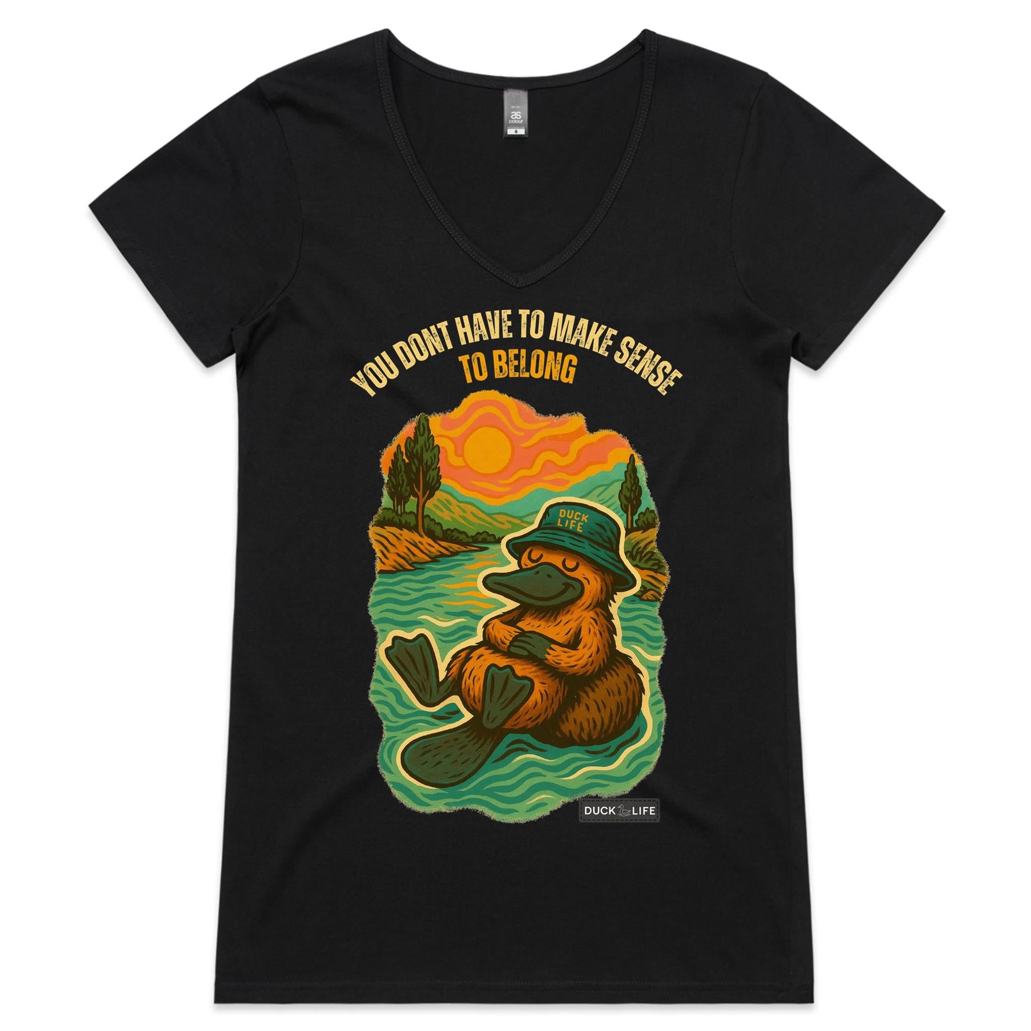 'You Don't Have To Make Sense' - V-Neck Tee