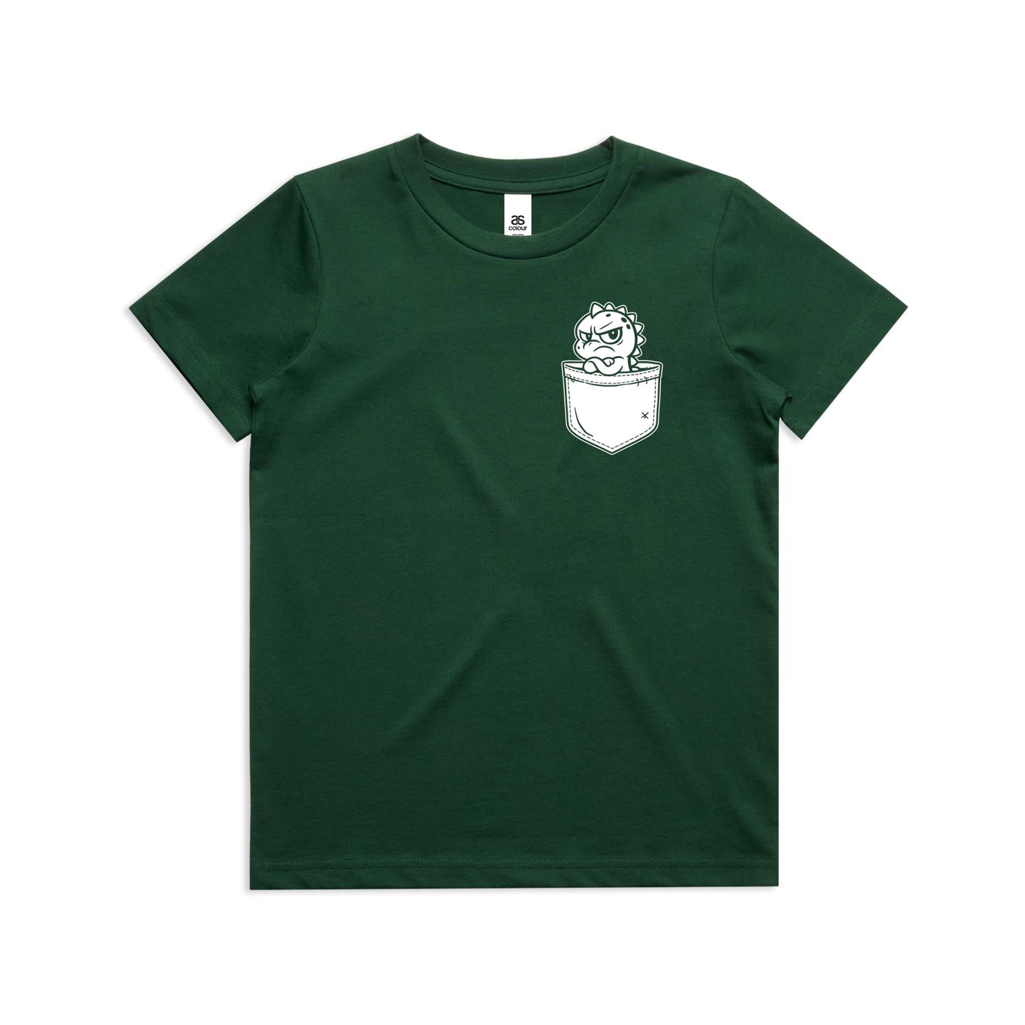 Grumpasaurus - Pocket Peeper - Youth Staple Tee