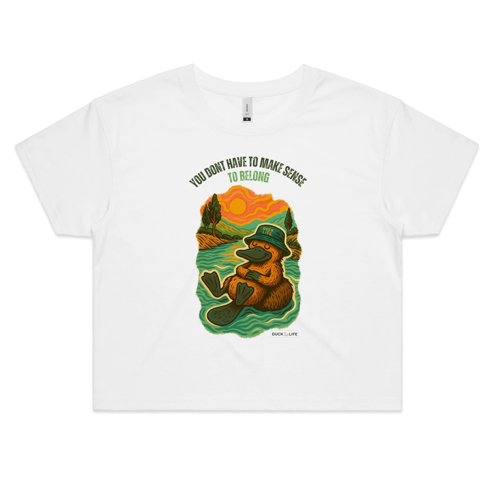 'You Don't Have to Make Sense' - Crop Tee
