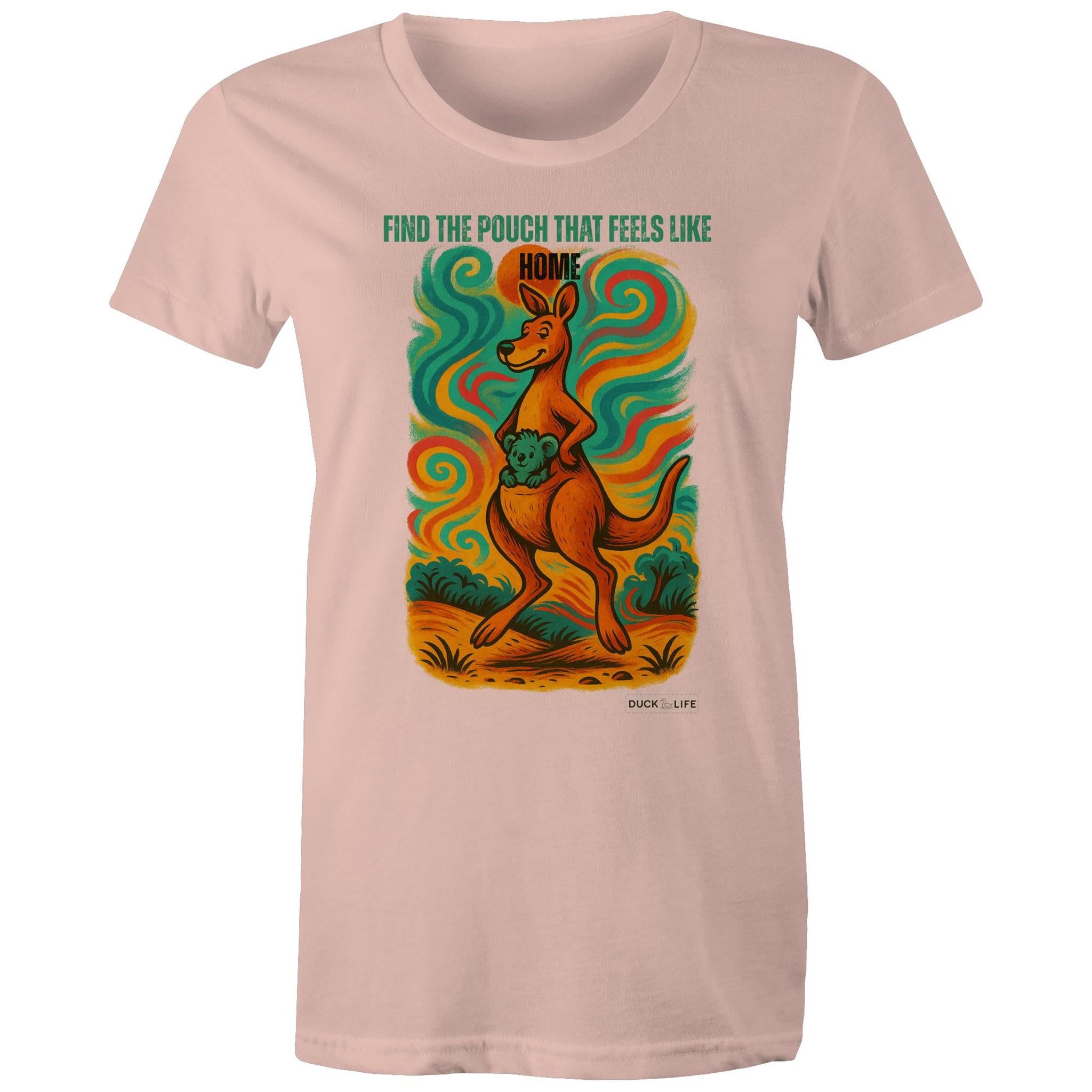 'Find the Pouch' - Maple Tee