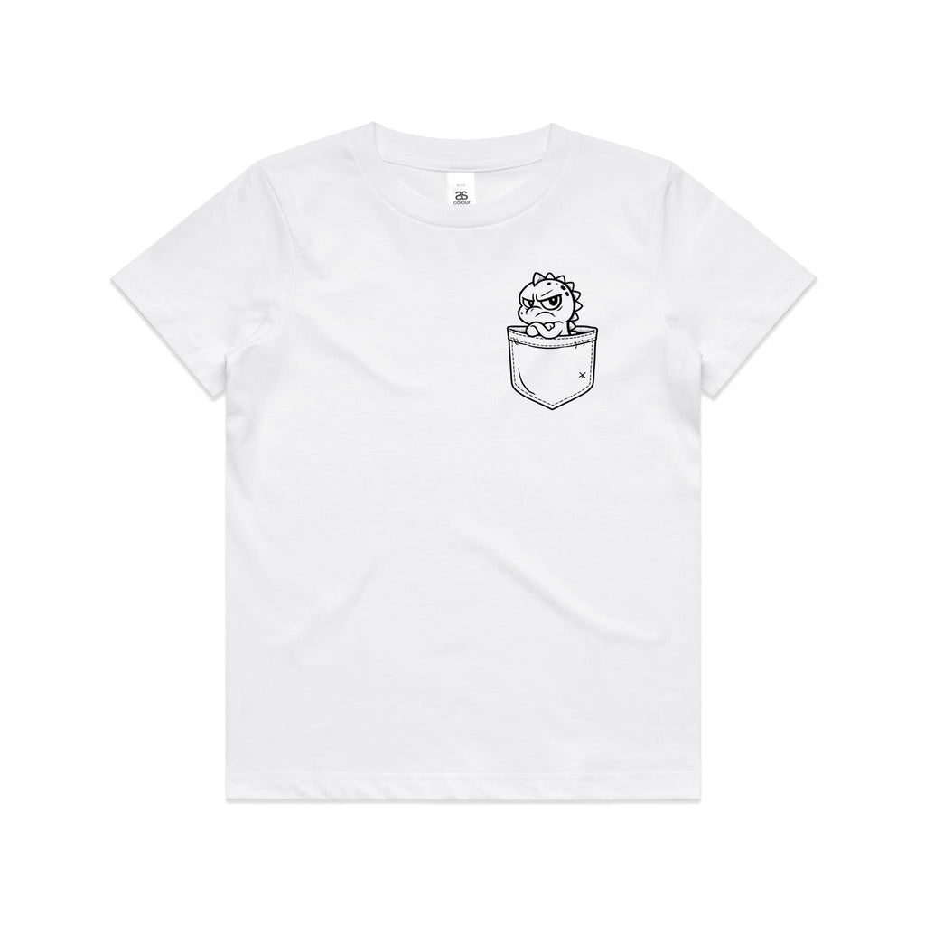 Grumpasaurus - Pocket Peeper - Youth Staple Tee