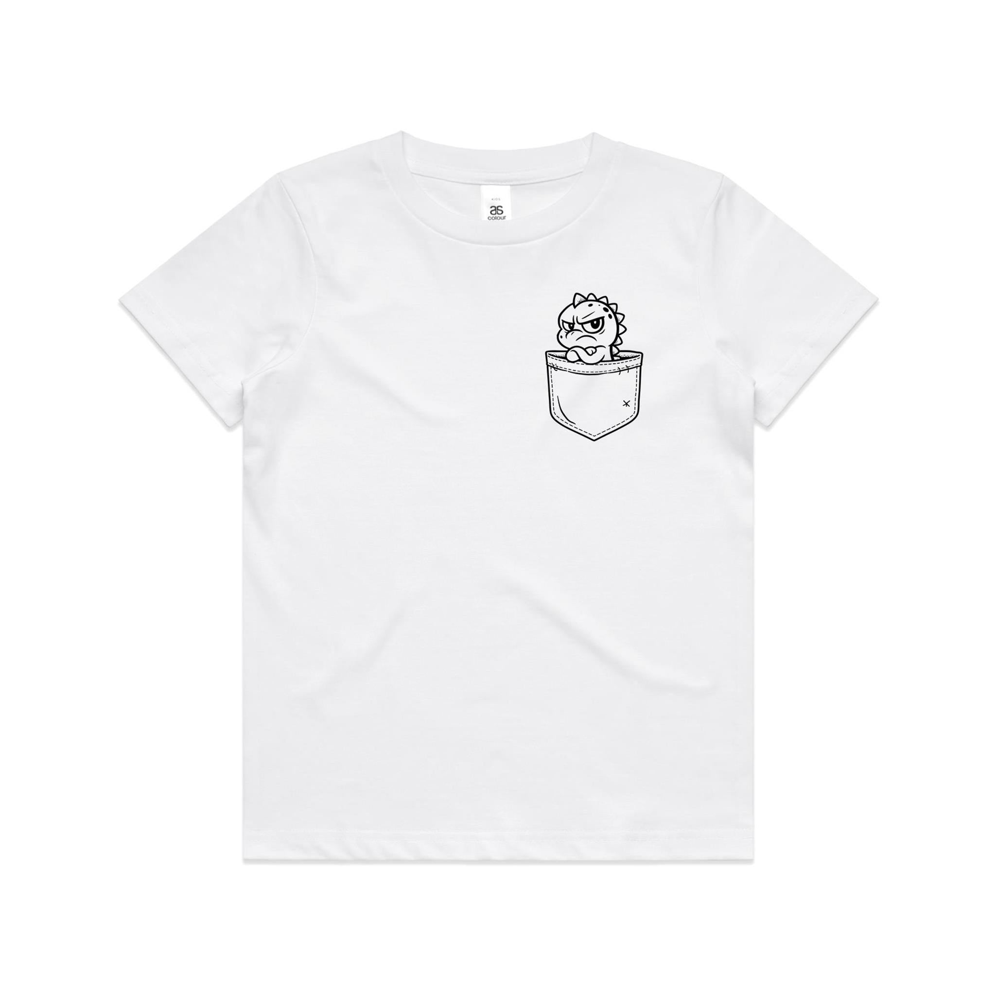Grumpasaurus - Pocket Peeper - Youth Staple Tee